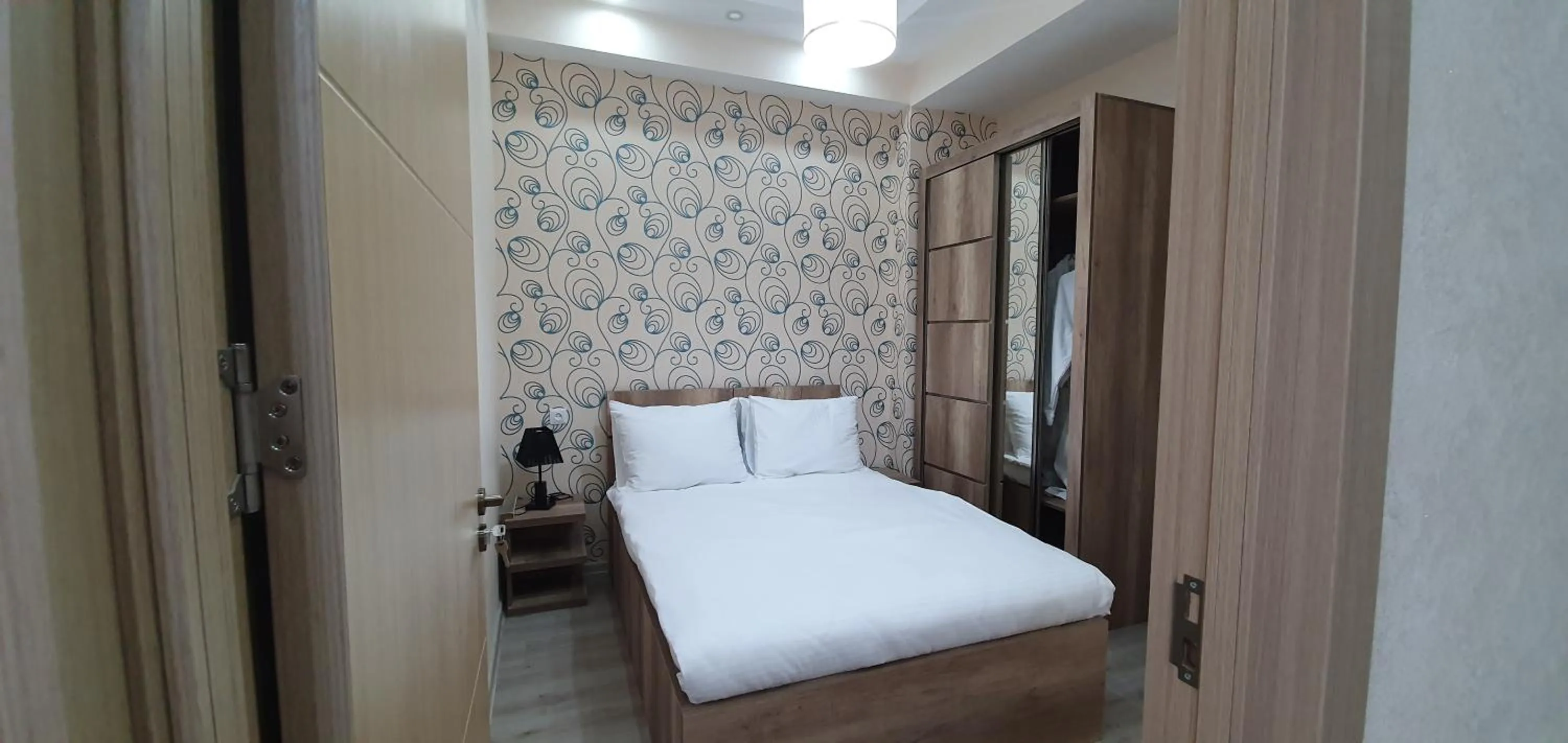 Bed in Vazi Aparthotel