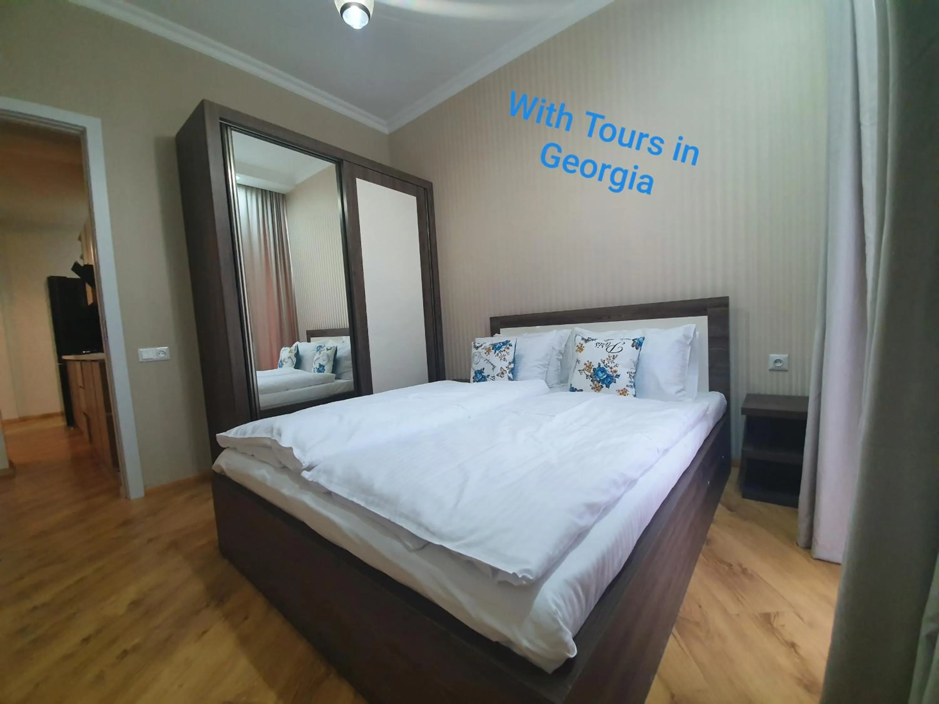 Bed in Vazi Aparthotel