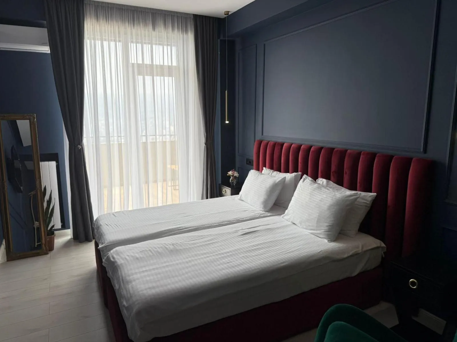 Bed in Vazi Aparthotel