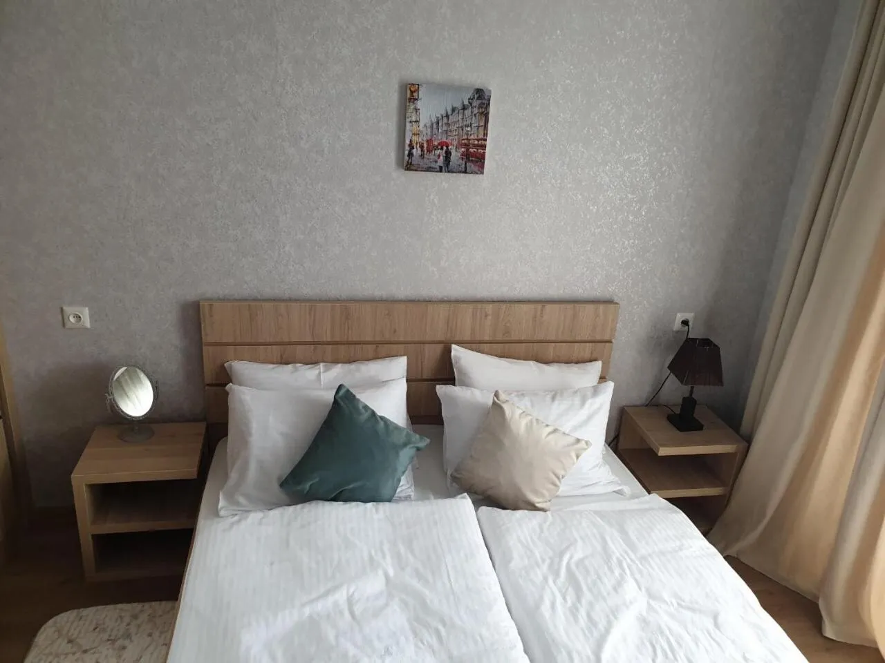 Bed in Vazi Aparthotel