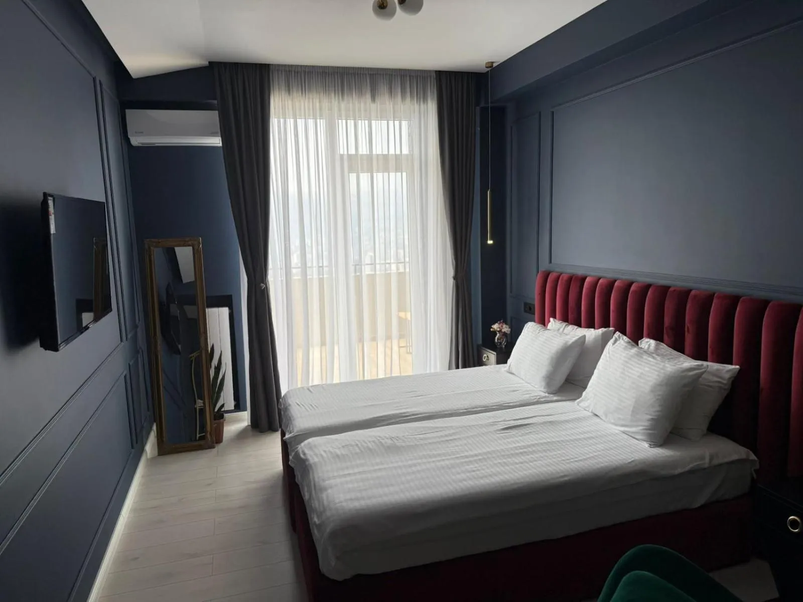 Bed in Vazi Aparthotel