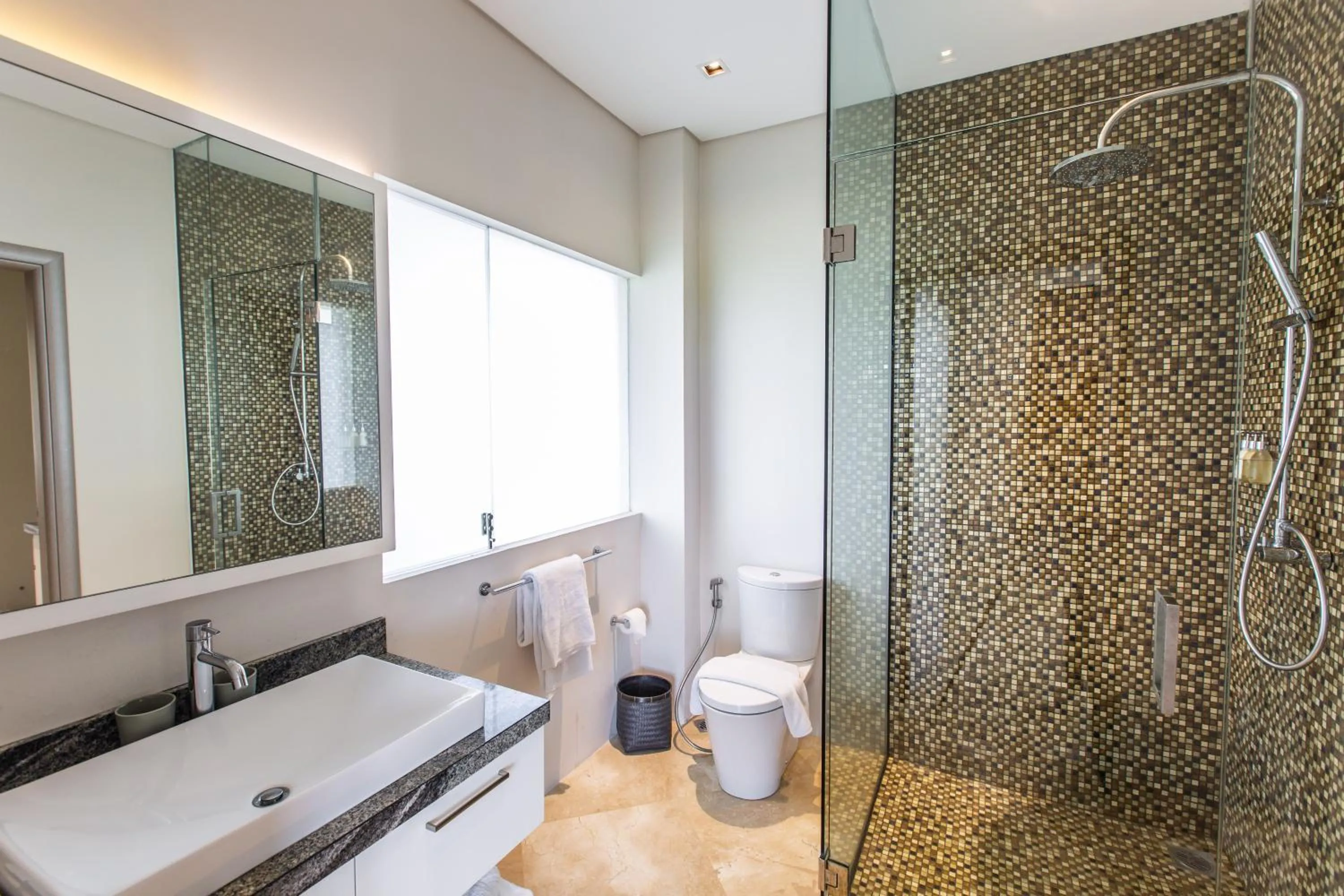 Bathroom in The Double View Mansions Bali