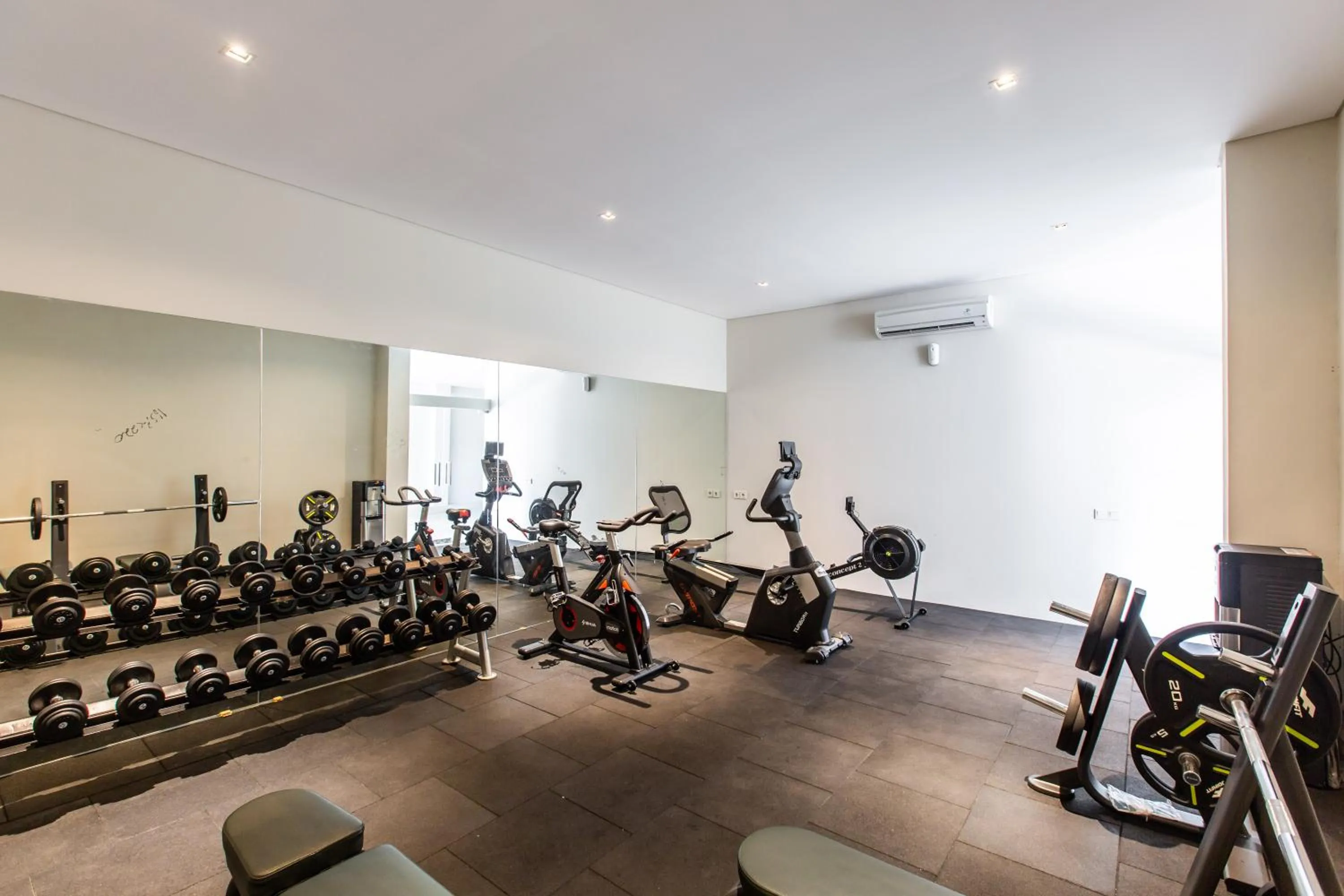 Fitness centre/facilities in The Double View Mansions Bali