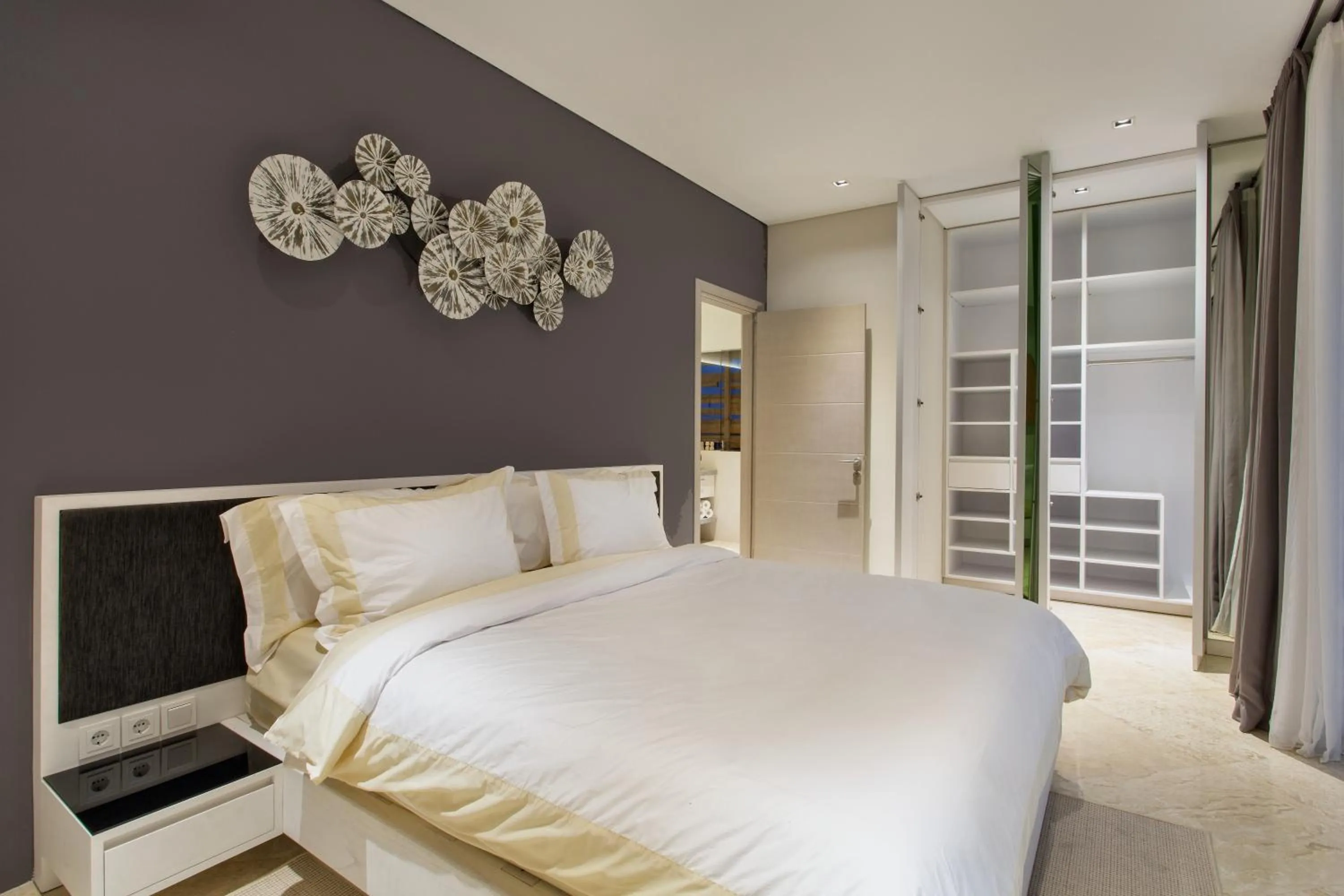 Bedroom in The Double View Mansions Bali