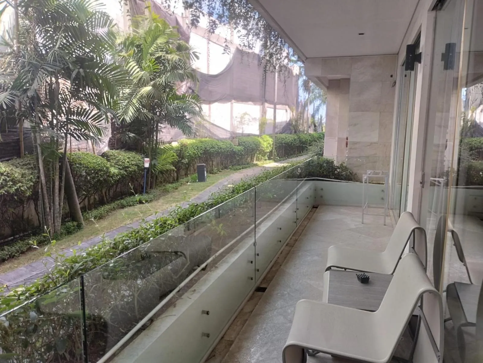 Balcony/Terrace in The Double View Mansions Bali