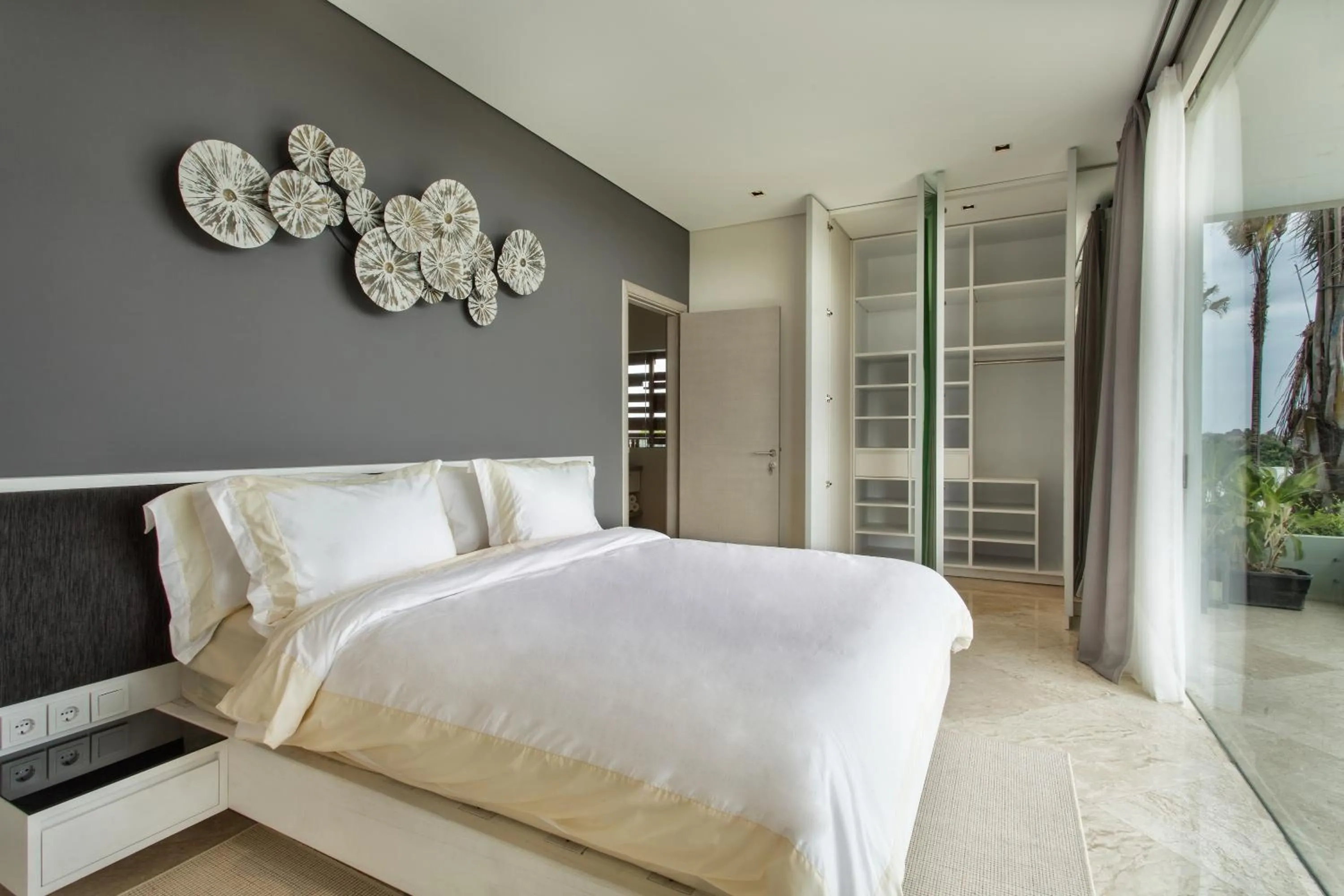 Bedroom in The Double View Mansions Bali