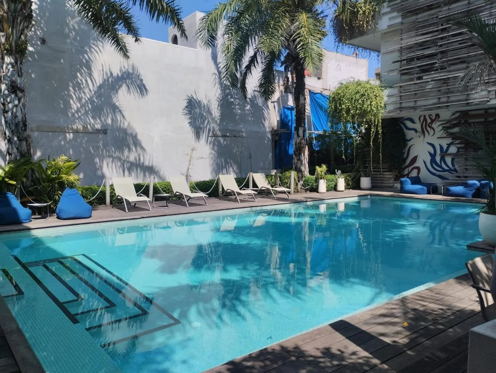 Swimming pool in The Double View Mansions Bali