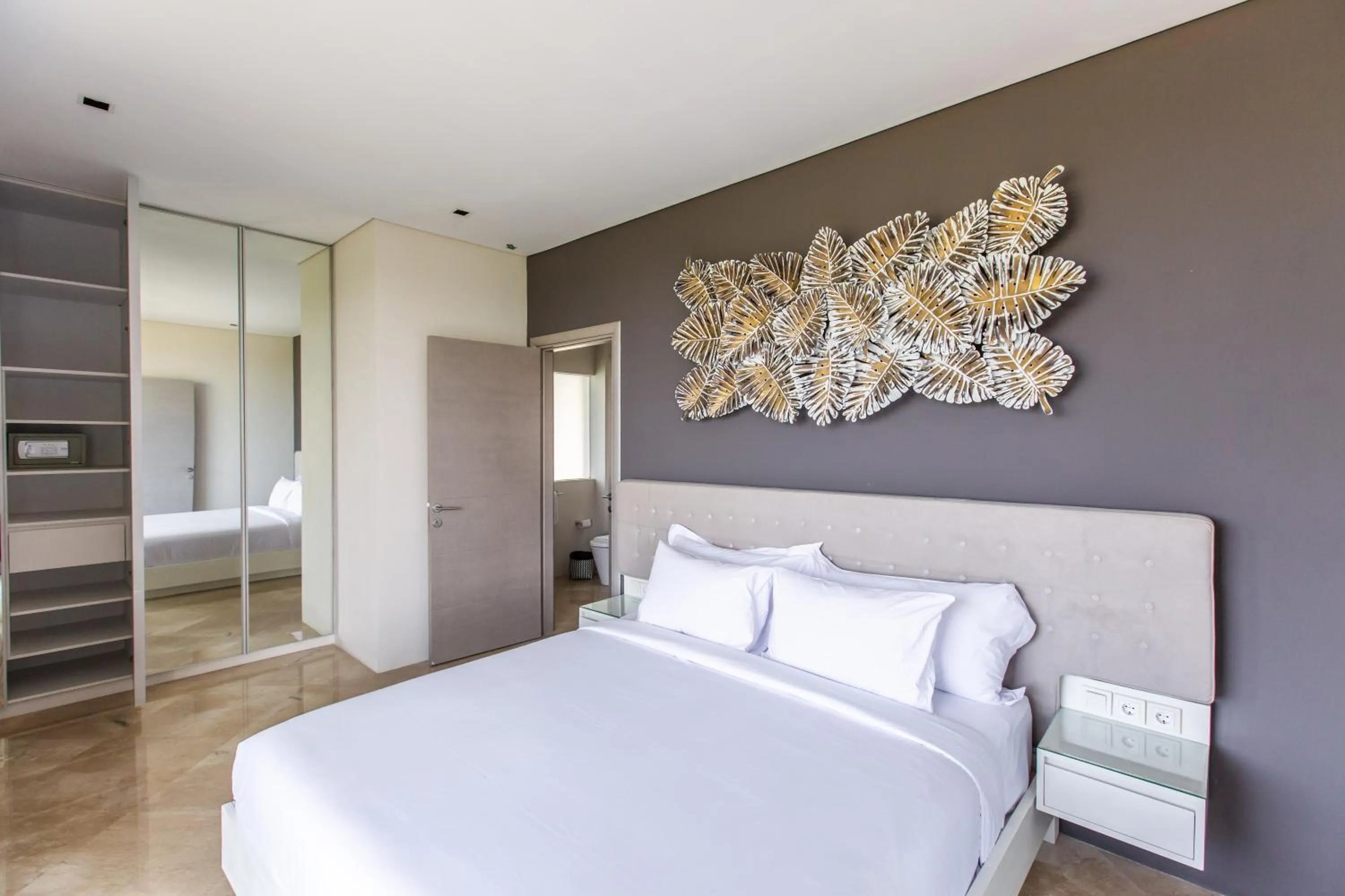 Bedroom in The Double View Mansions Bali