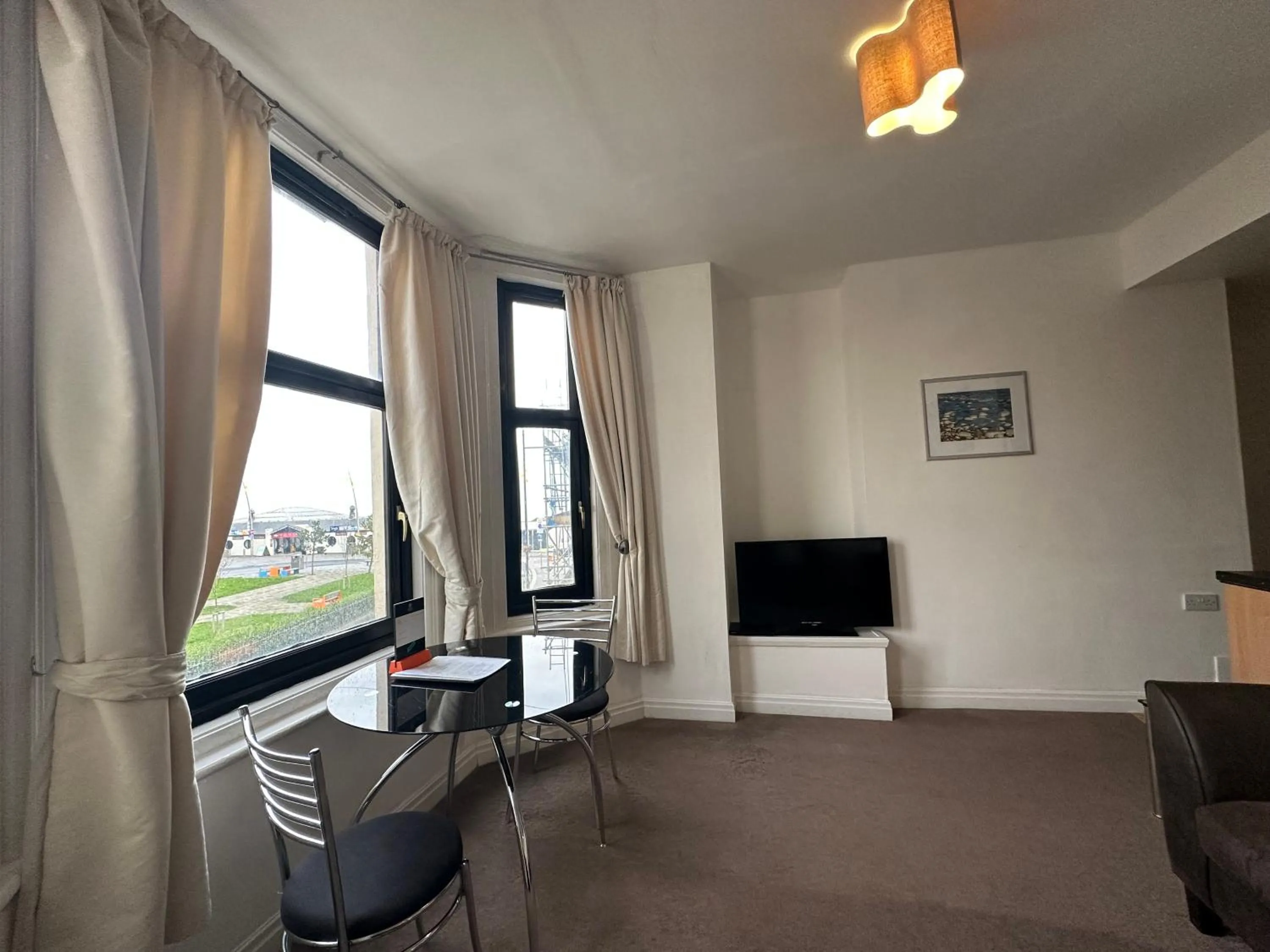 Living room in The Carlton's Holiday Suites