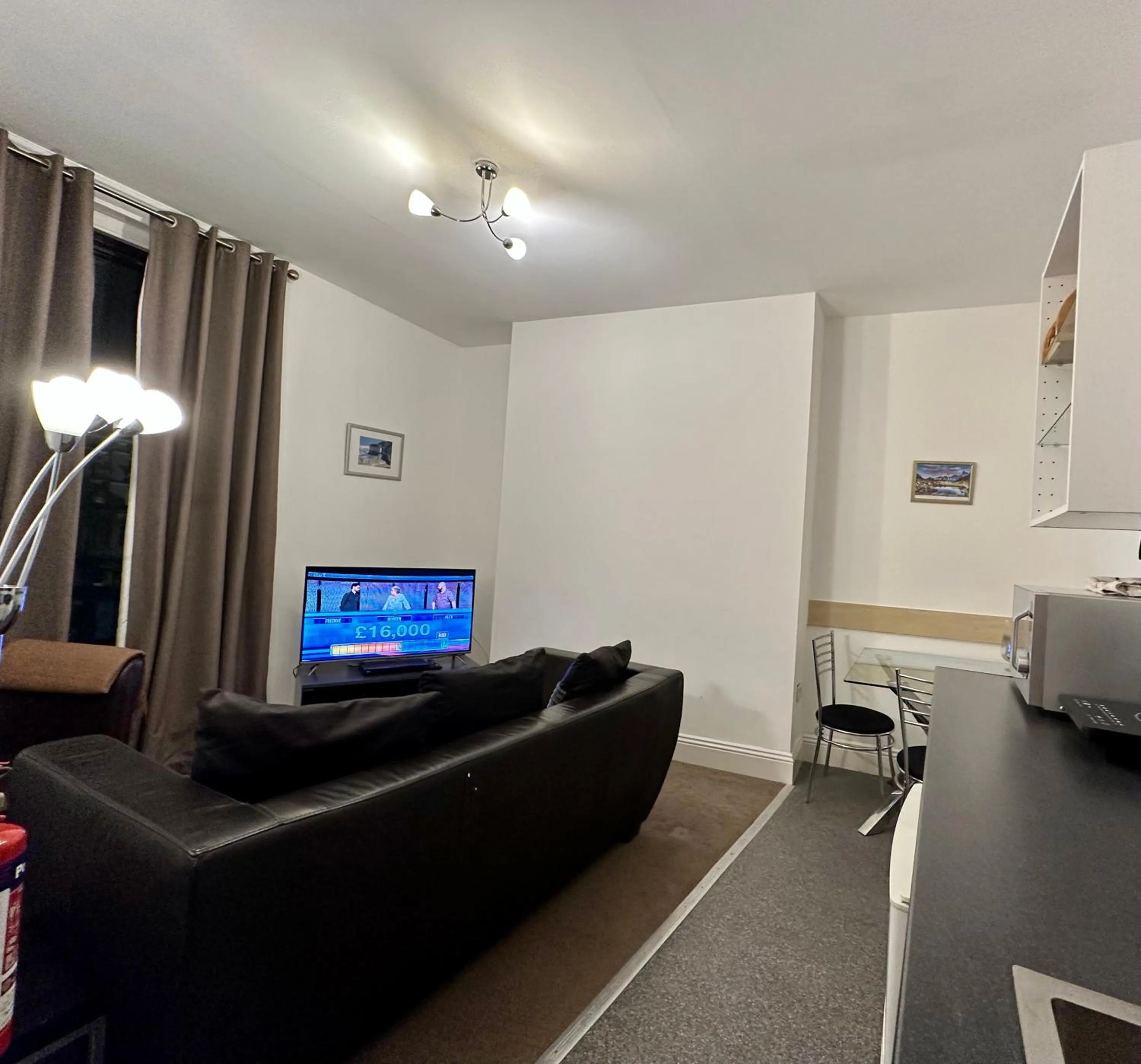 Living room in The Carlton's Holiday Suites