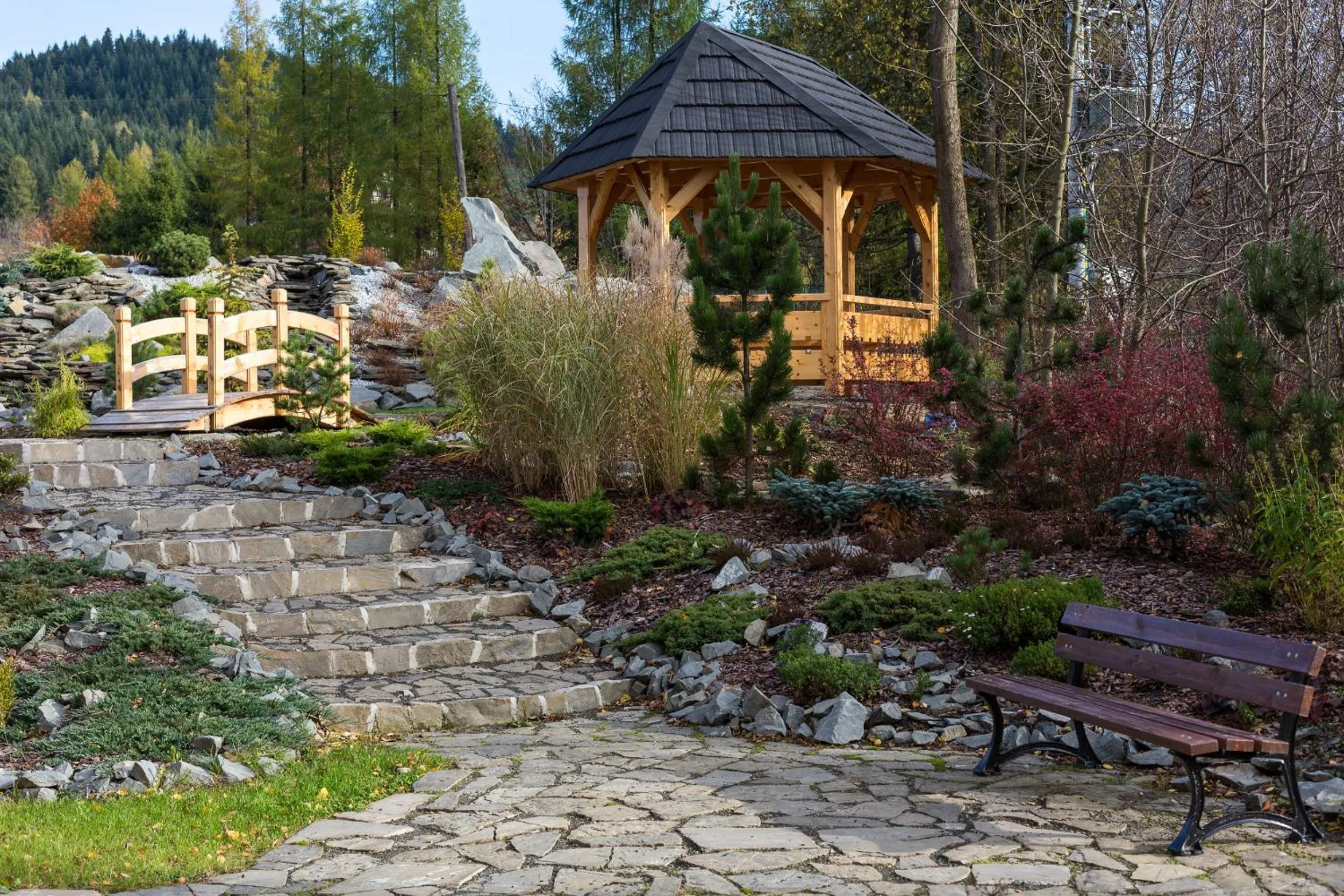 Garden in Hotel Górski Raj