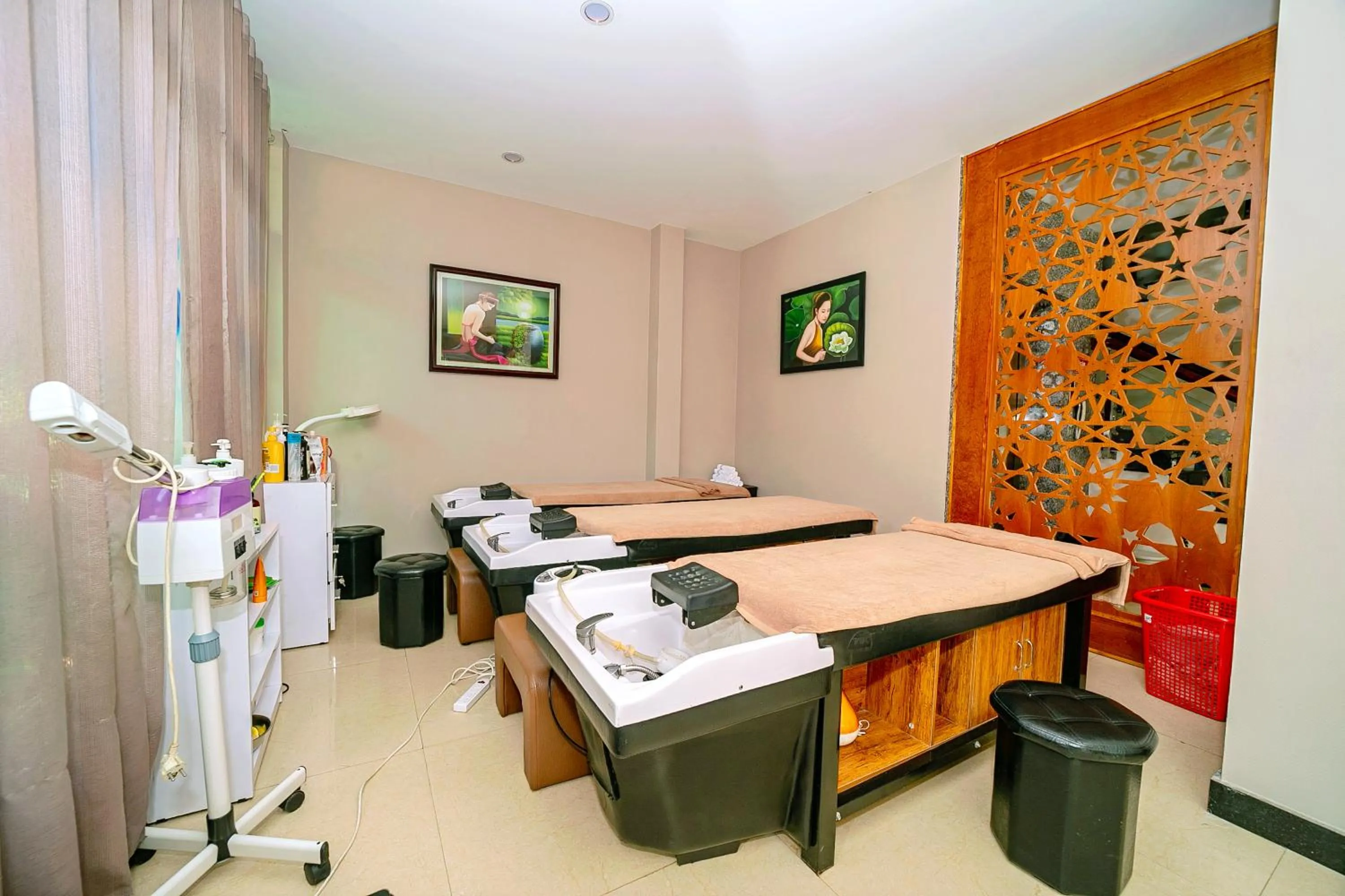 Bed in Khách sạn Vĩnh Hội