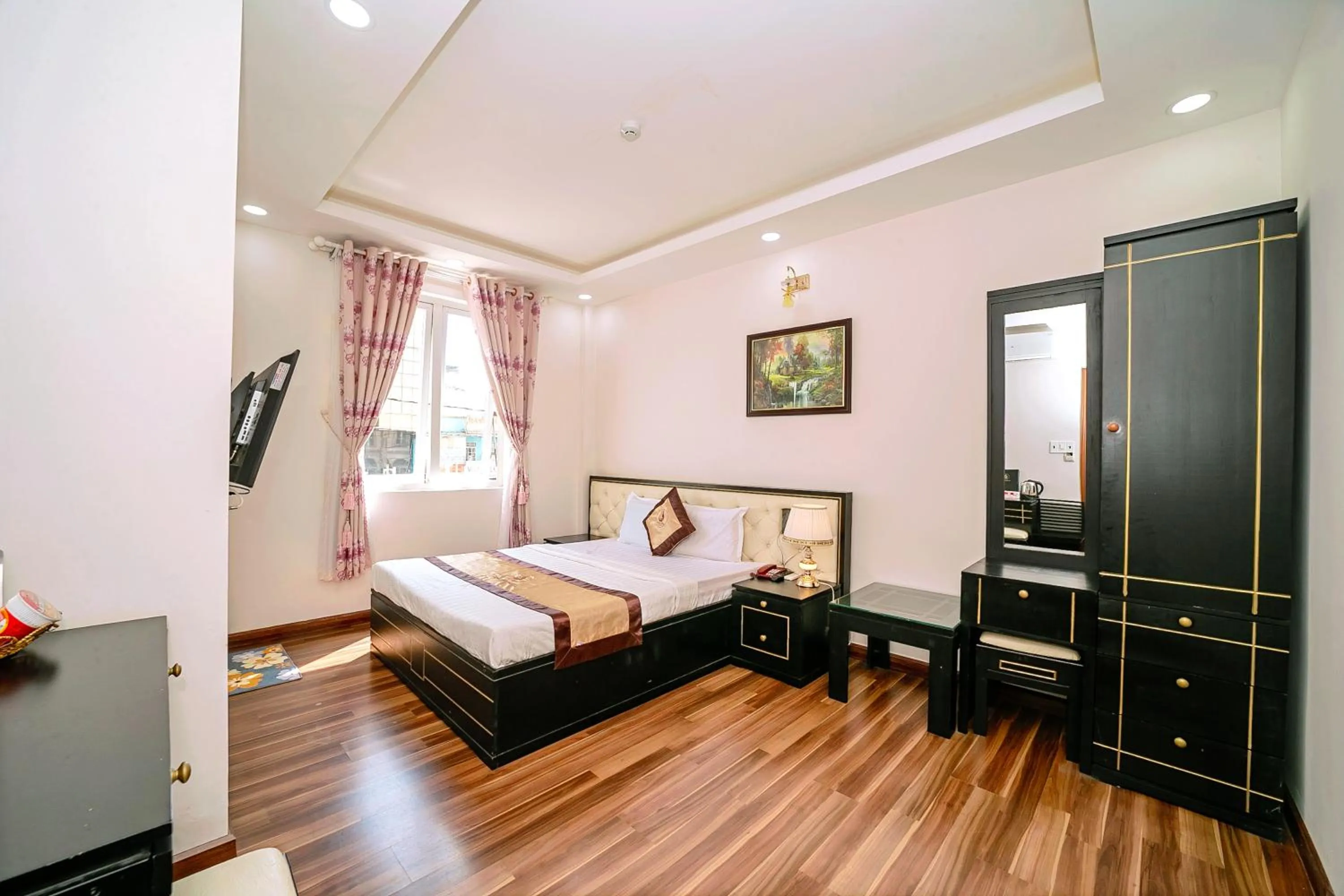 Bed in Khách sạn Vĩnh Hội