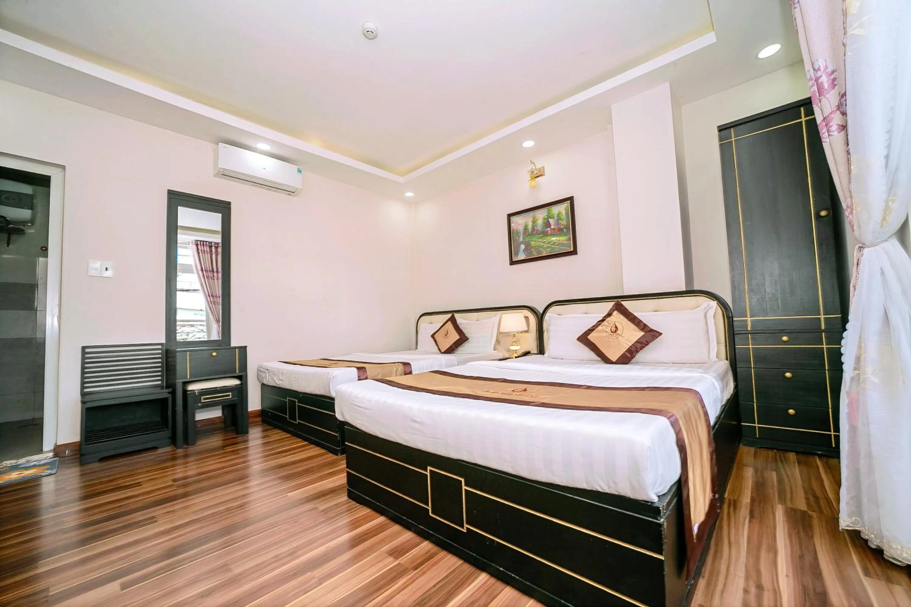 Bed in Khách sạn Vĩnh Hội