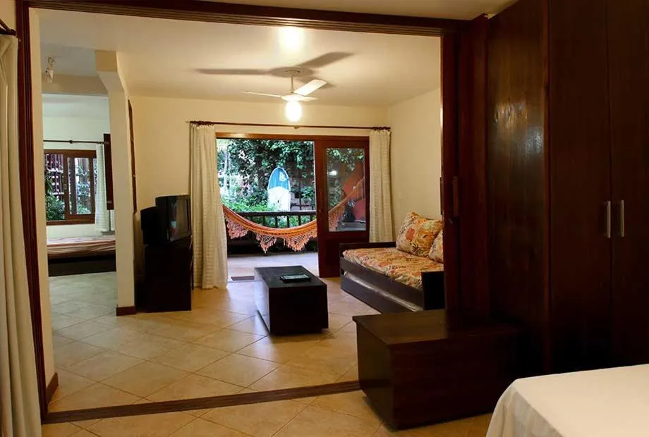 Living room, Bed in Concha Tropical Flat