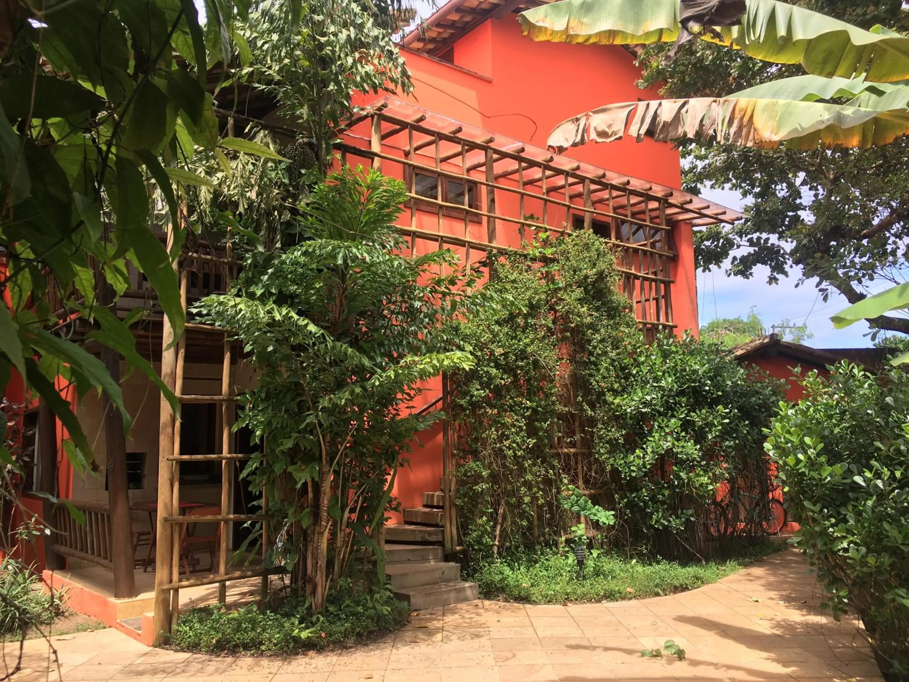 Garden view in Concha Tropical Flat