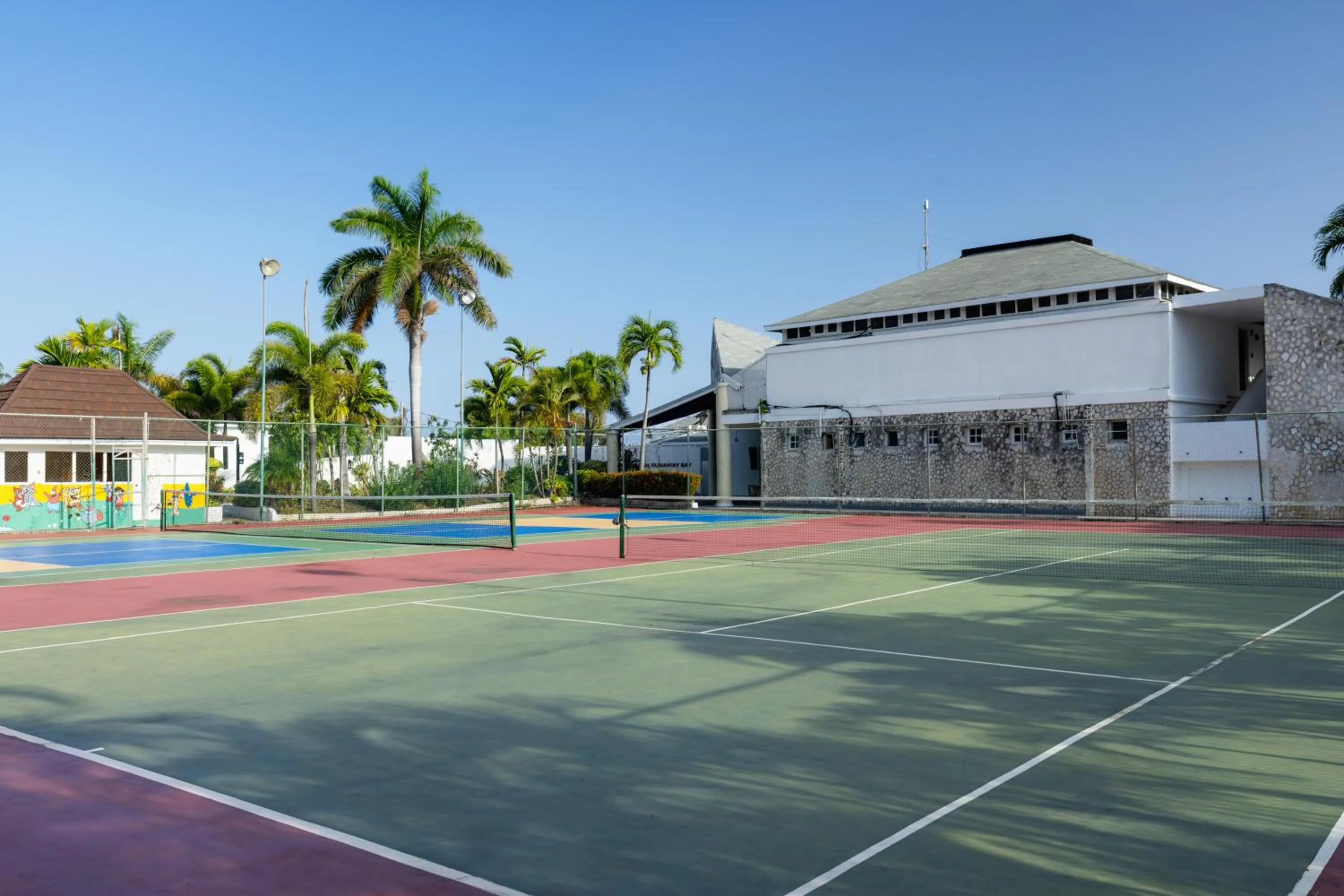 Tennis court in Grand Muthu Runaway Bay Club Caribbean