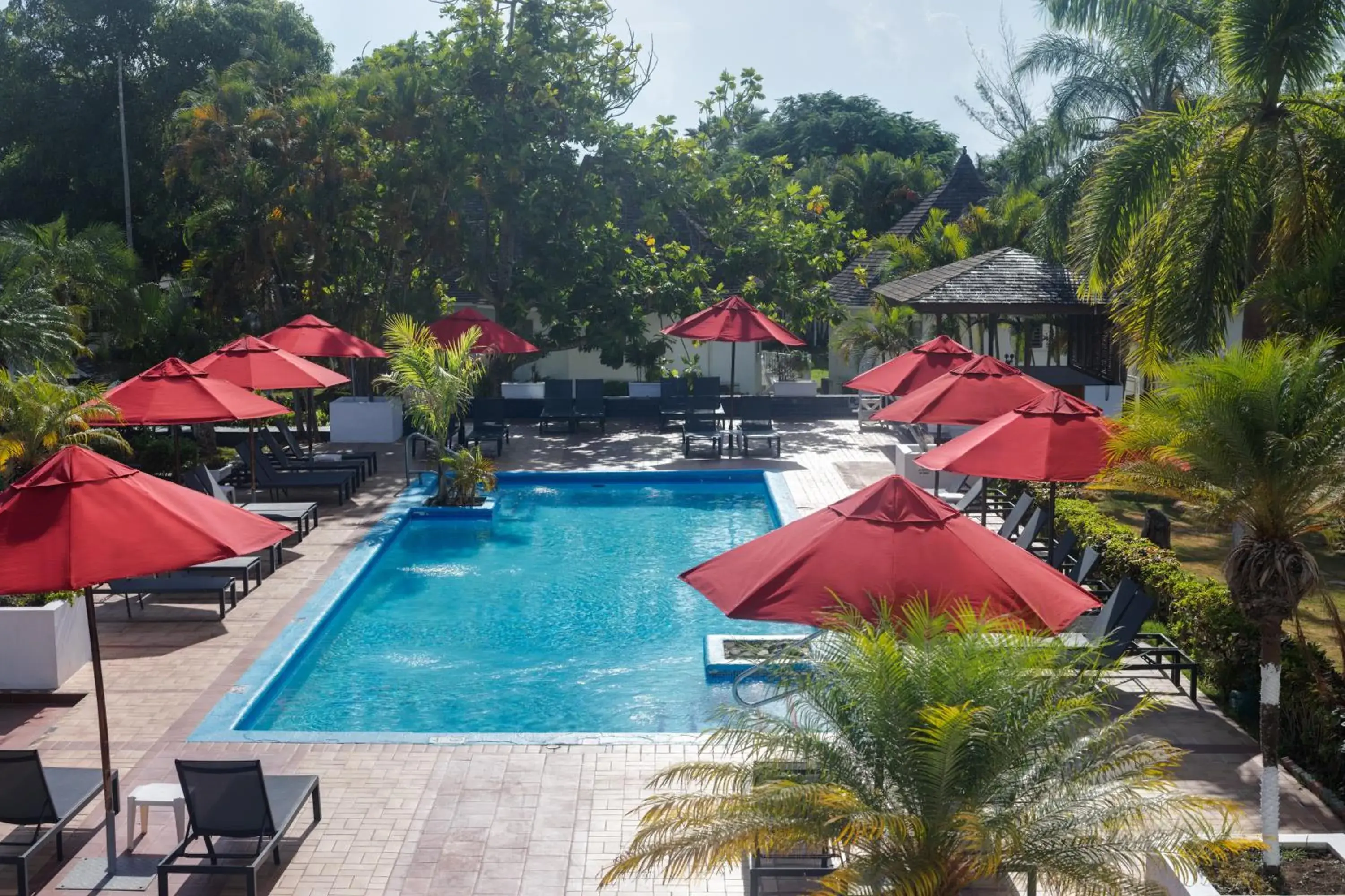 Swimming pool in Grand Muthu Runaway Bay Club Caribbean Swimming pool in Grand Muthu Runaway Bay Club Caribbean