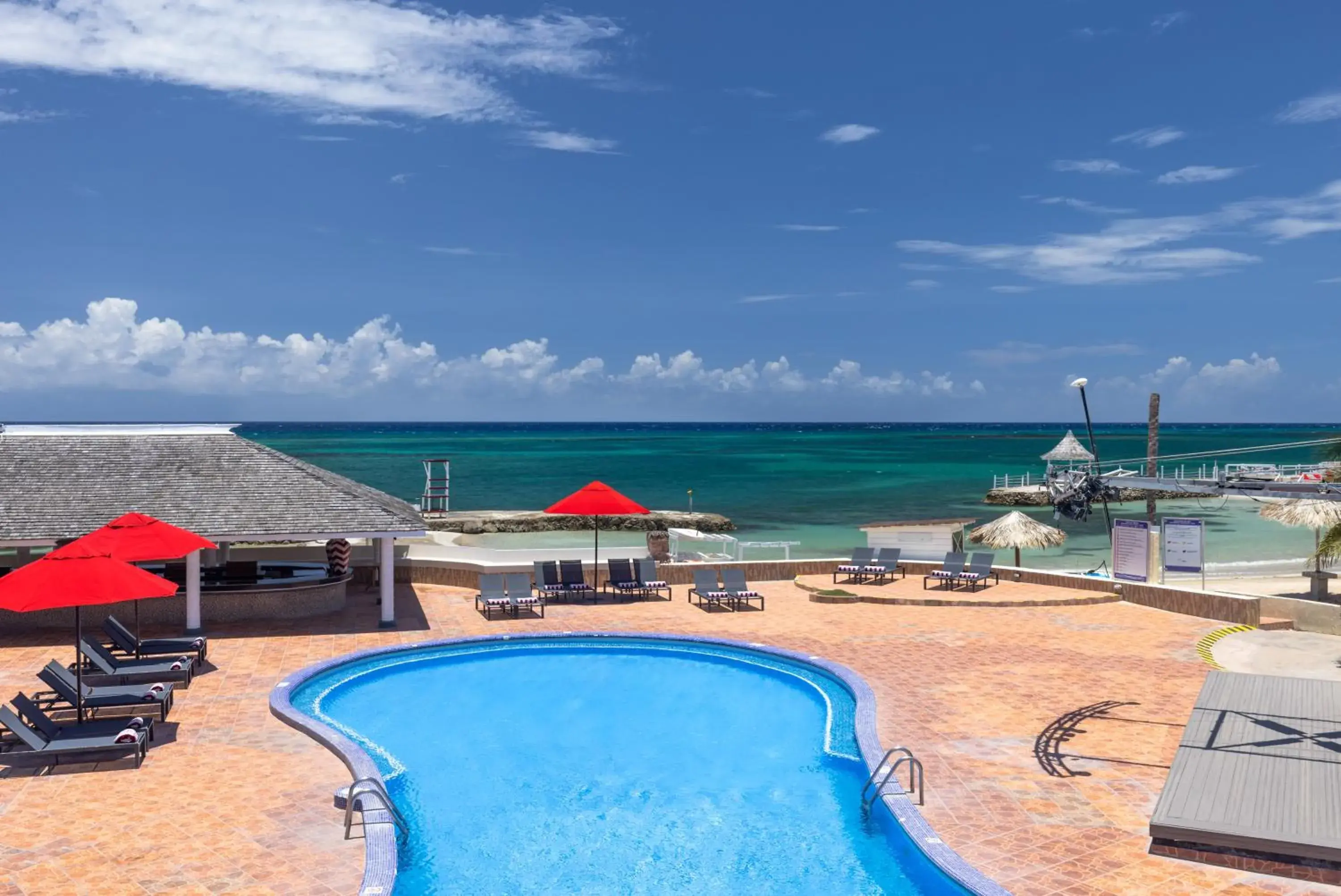 Sea view in Grand Muthu Runaway Bay Club Caribbean Sea view in Grand Muthu Runaway Bay Club Caribbean