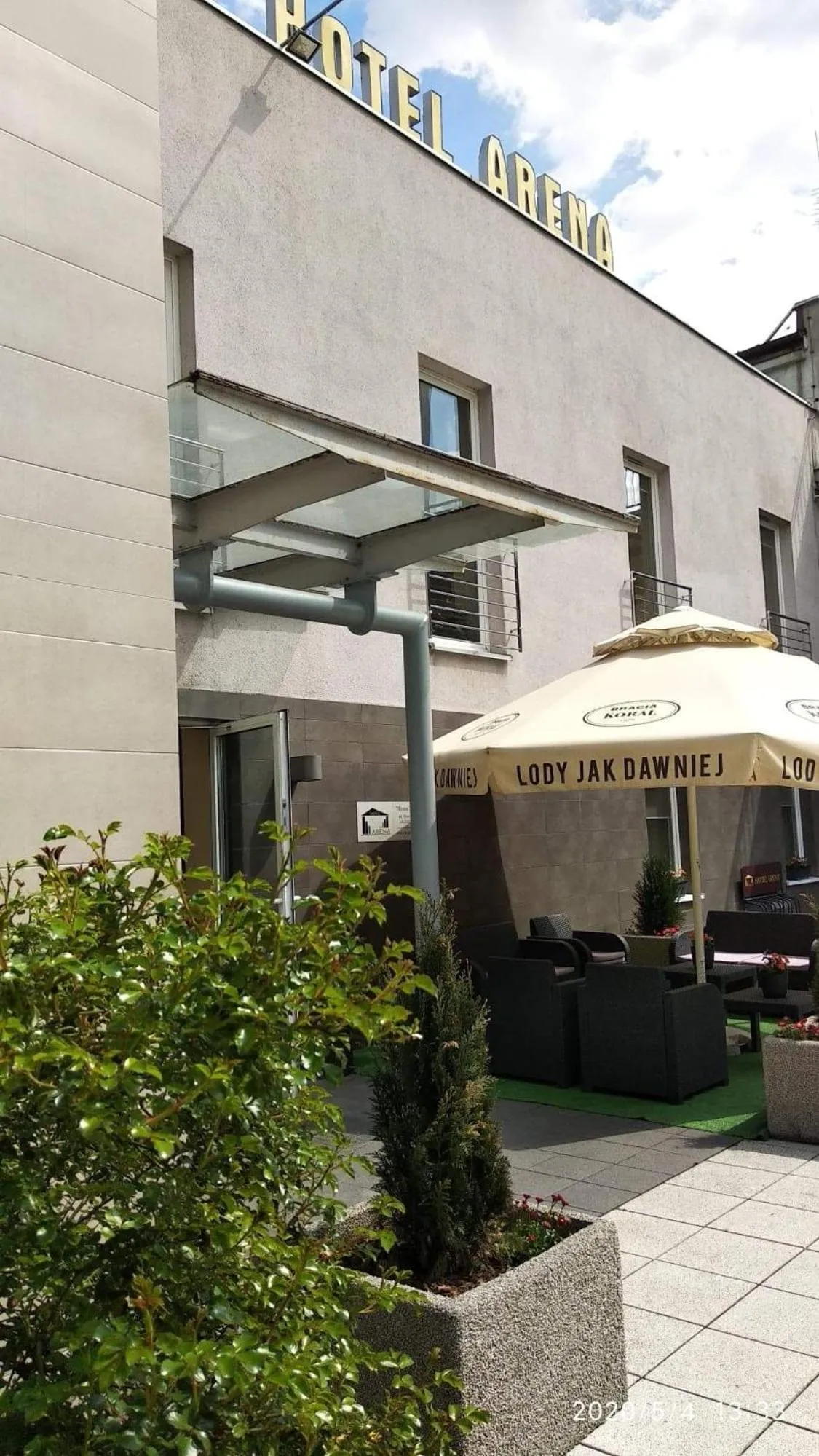 Patio in Hotel Arena