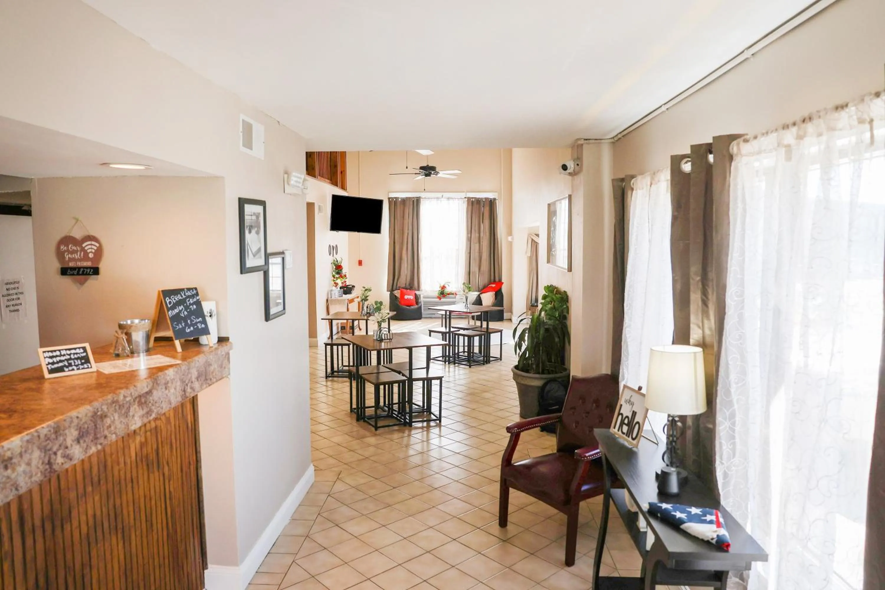 Lobby or reception in OYO Hotel Brownsville TN I-40