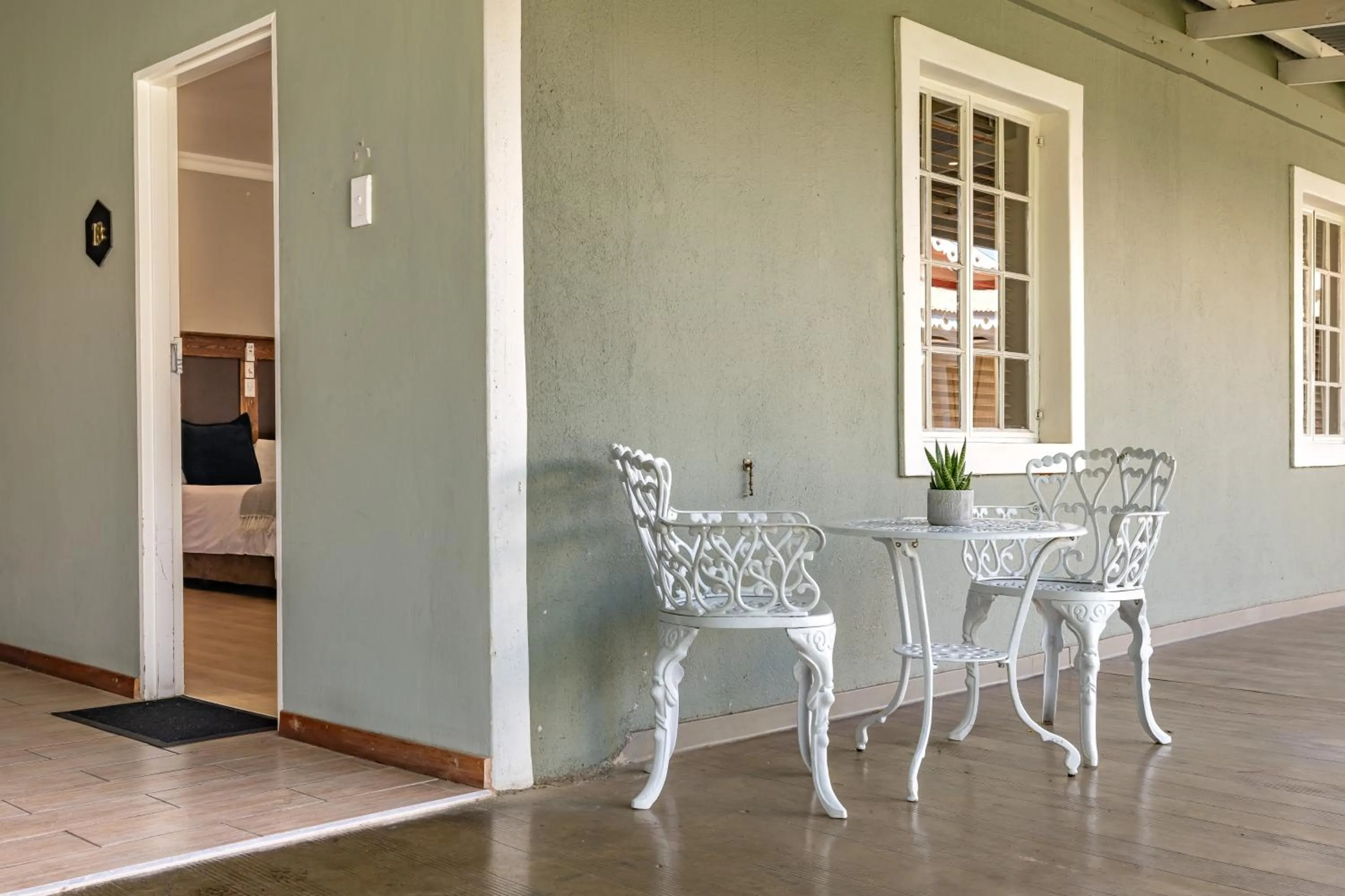 Seating area in Little Pilgrims Boutique Hotel