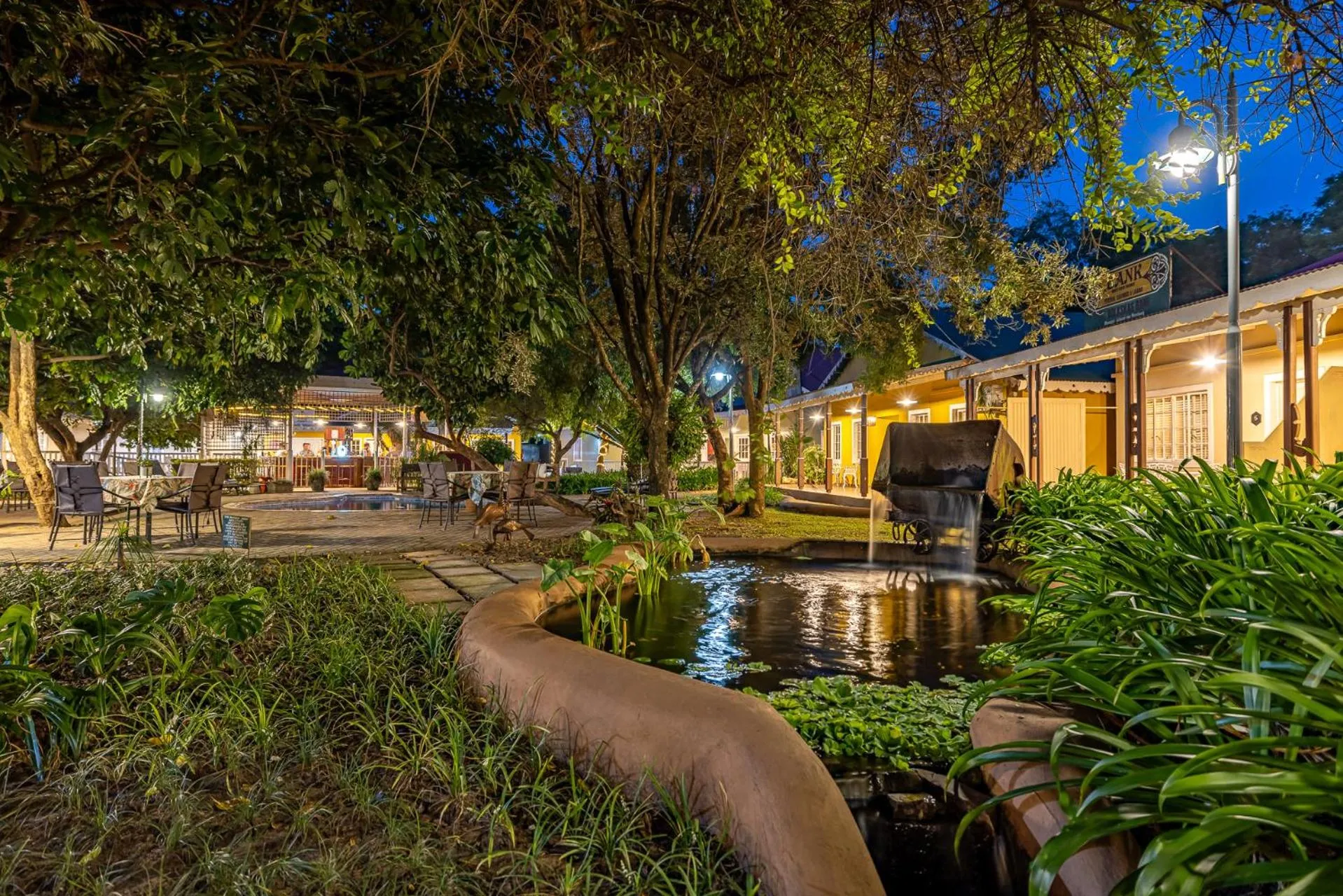 Garden in Little Pilgrims Boutique Hotel