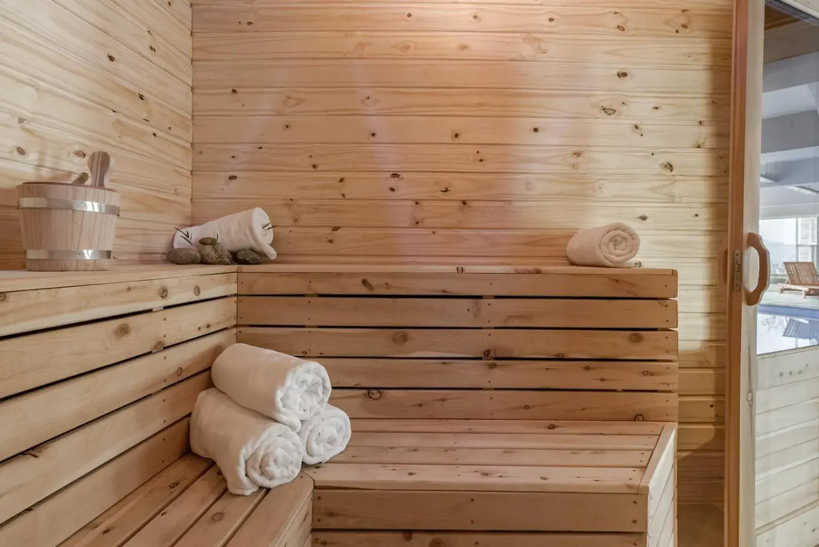 Sauna in Aguila Mora Suites & Spa Sauna in Aguila Mora Suites & Spa