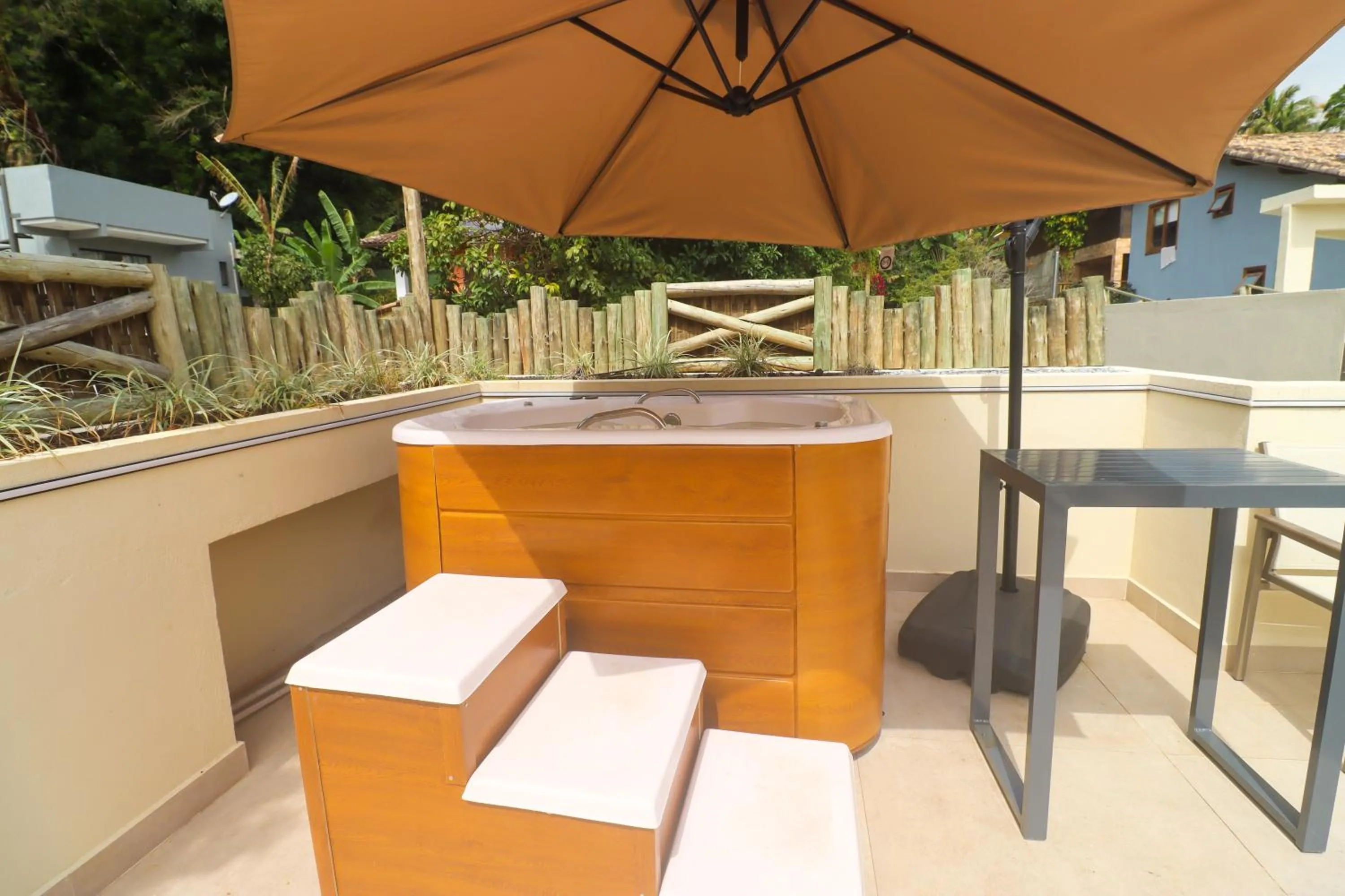 Hot Tub in Pousada Caiçara