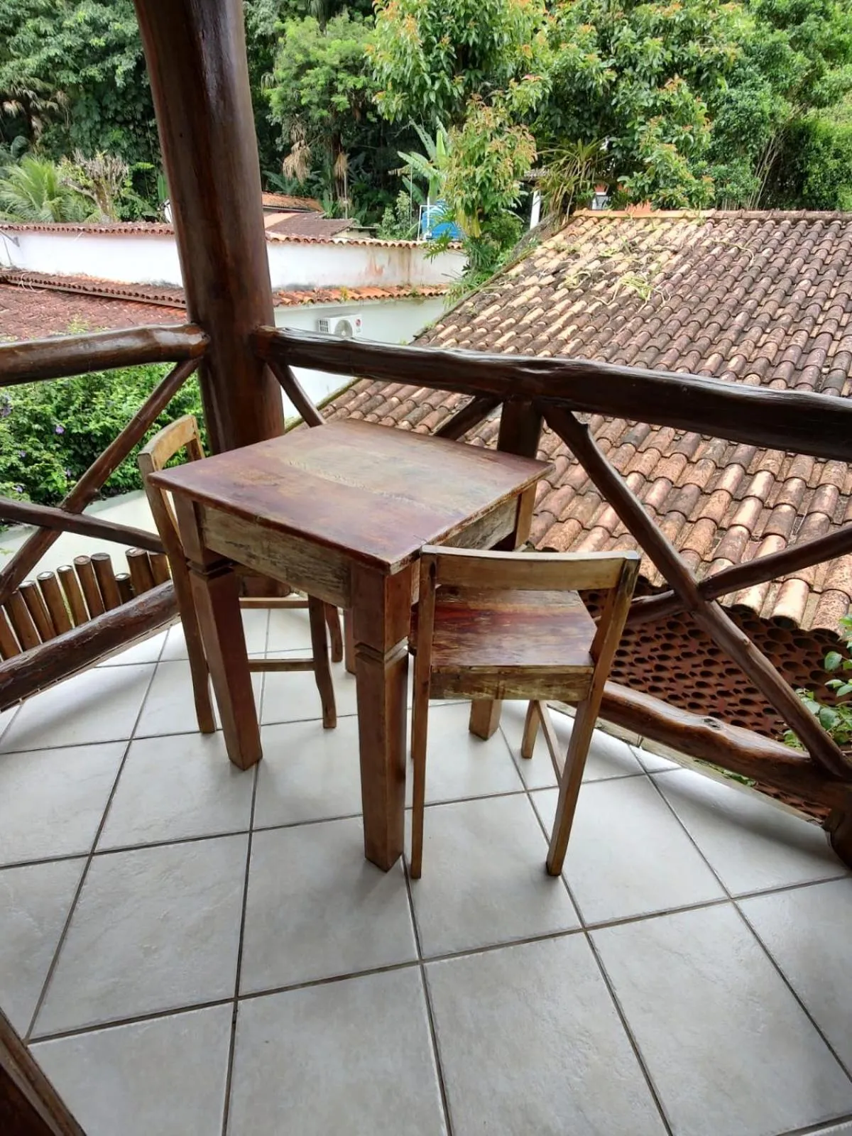 Balcony/Terrace in Pousada Caiçara