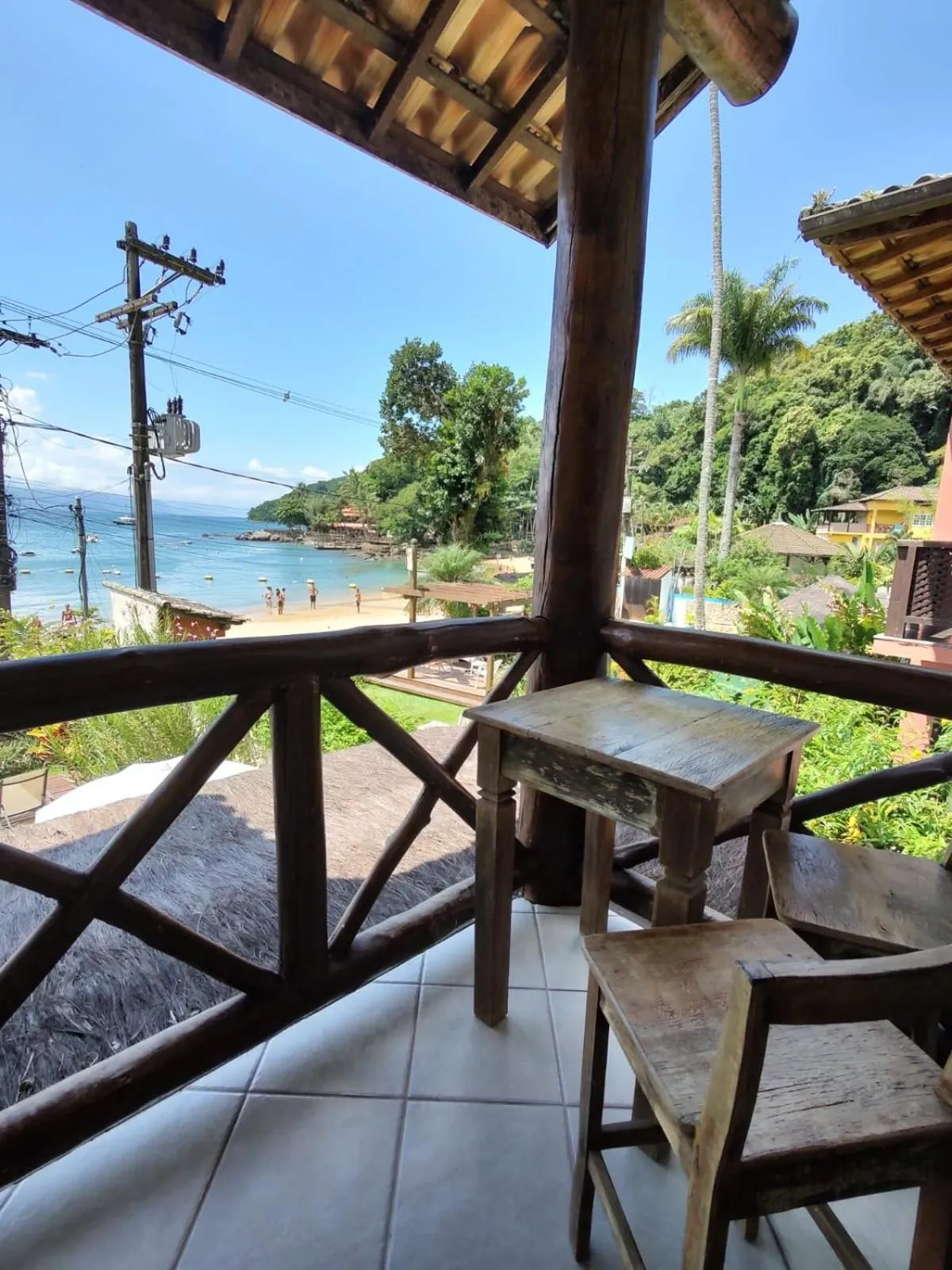 Sea view in Pousada Caiçara