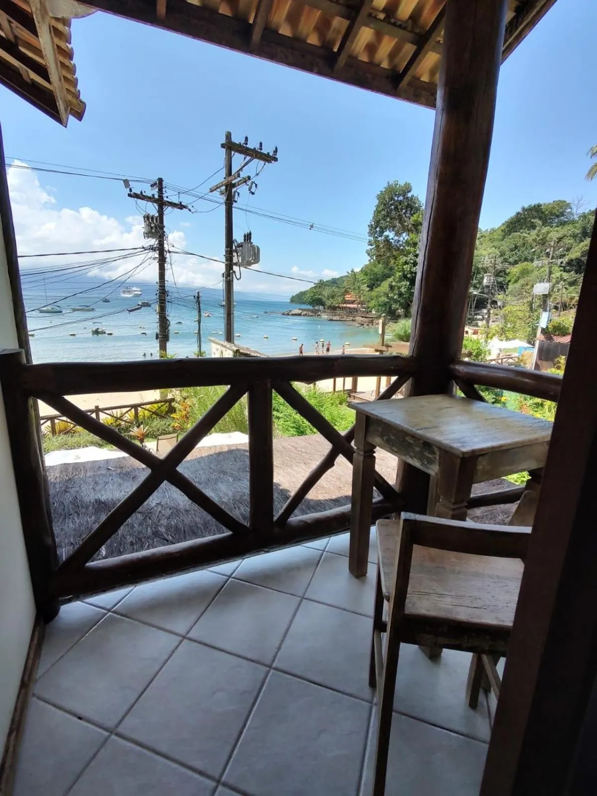 Sea view in Pousada Caiçara