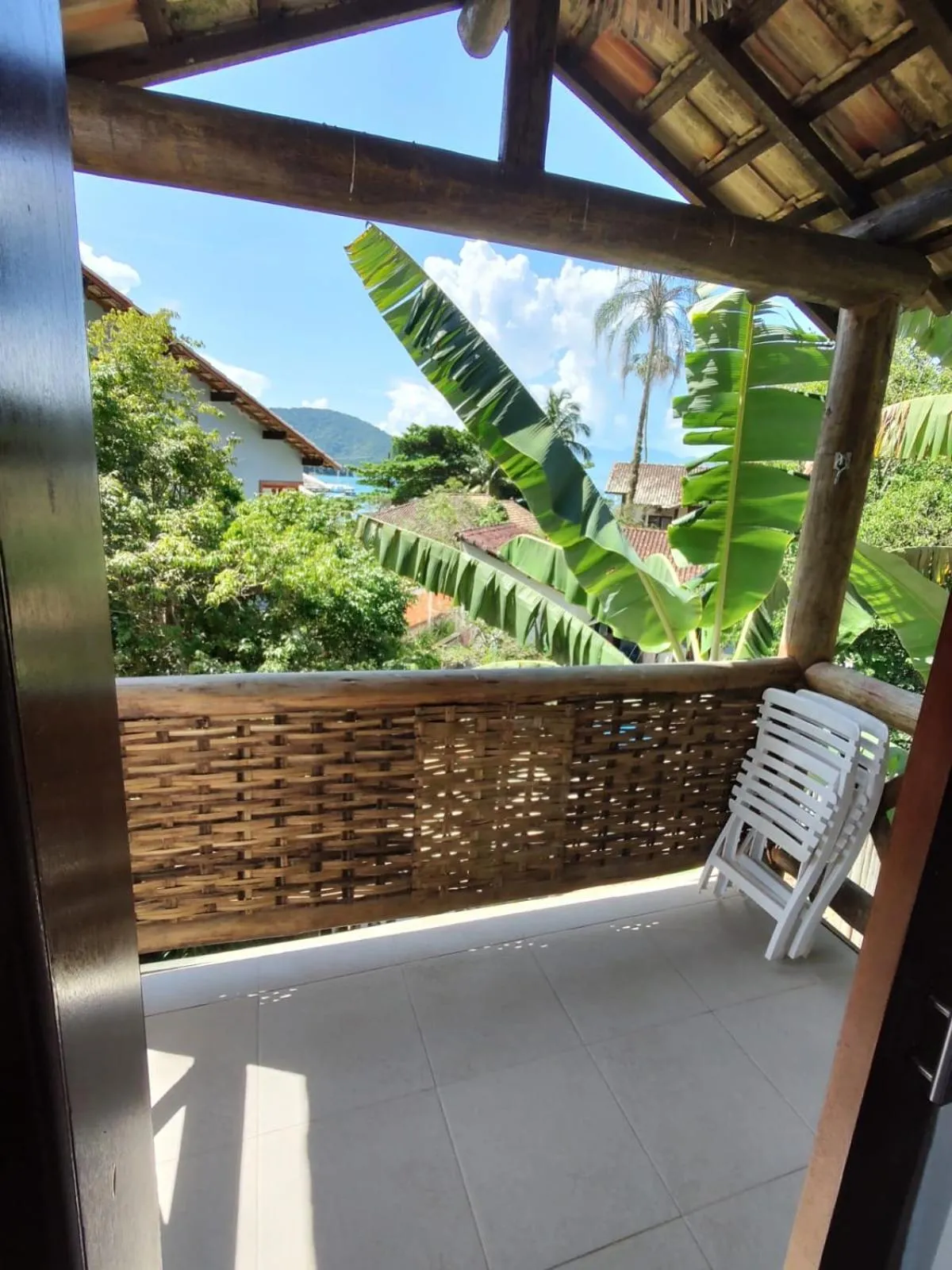 Garden view in Pousada Caiçara