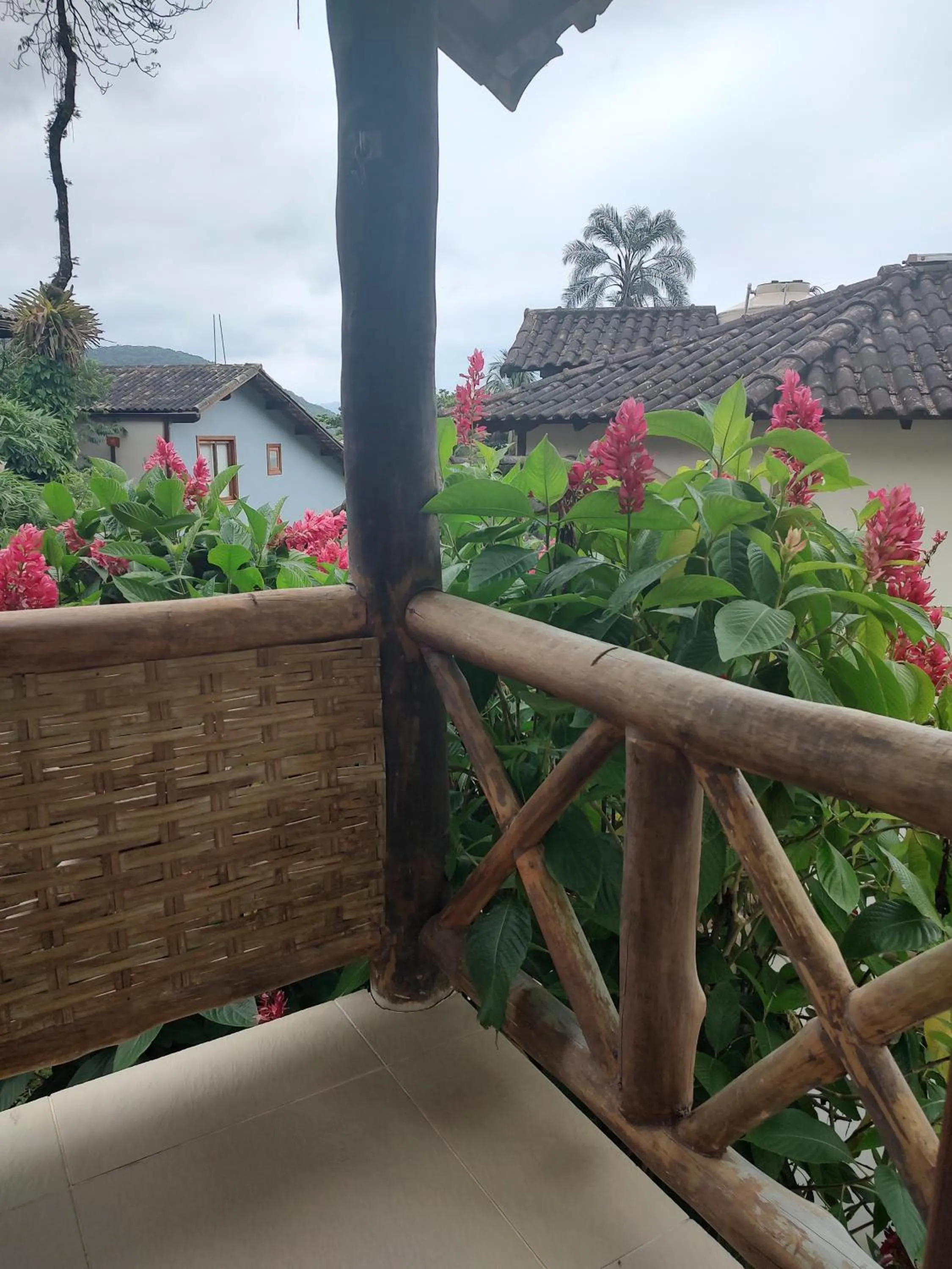 Balcony/Terrace in Pousada Caiçara