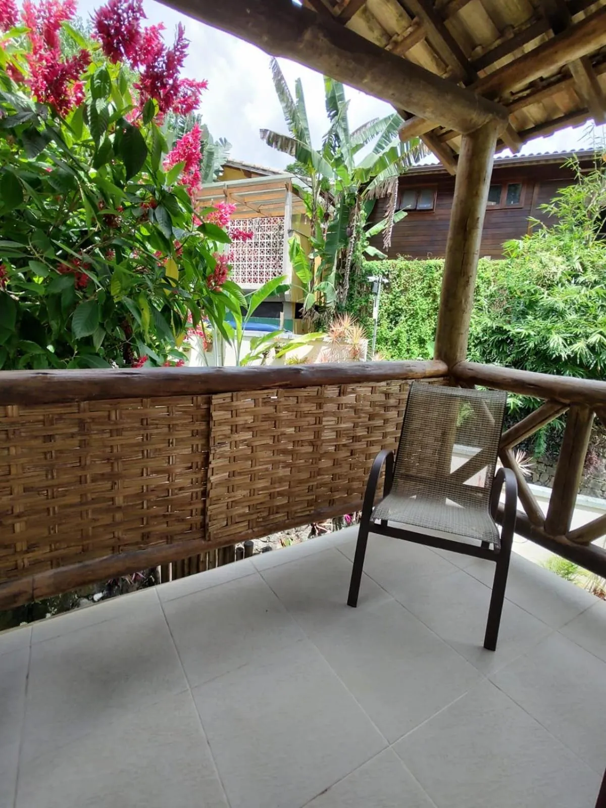 Balcony/Terrace in Pousada Caiçara