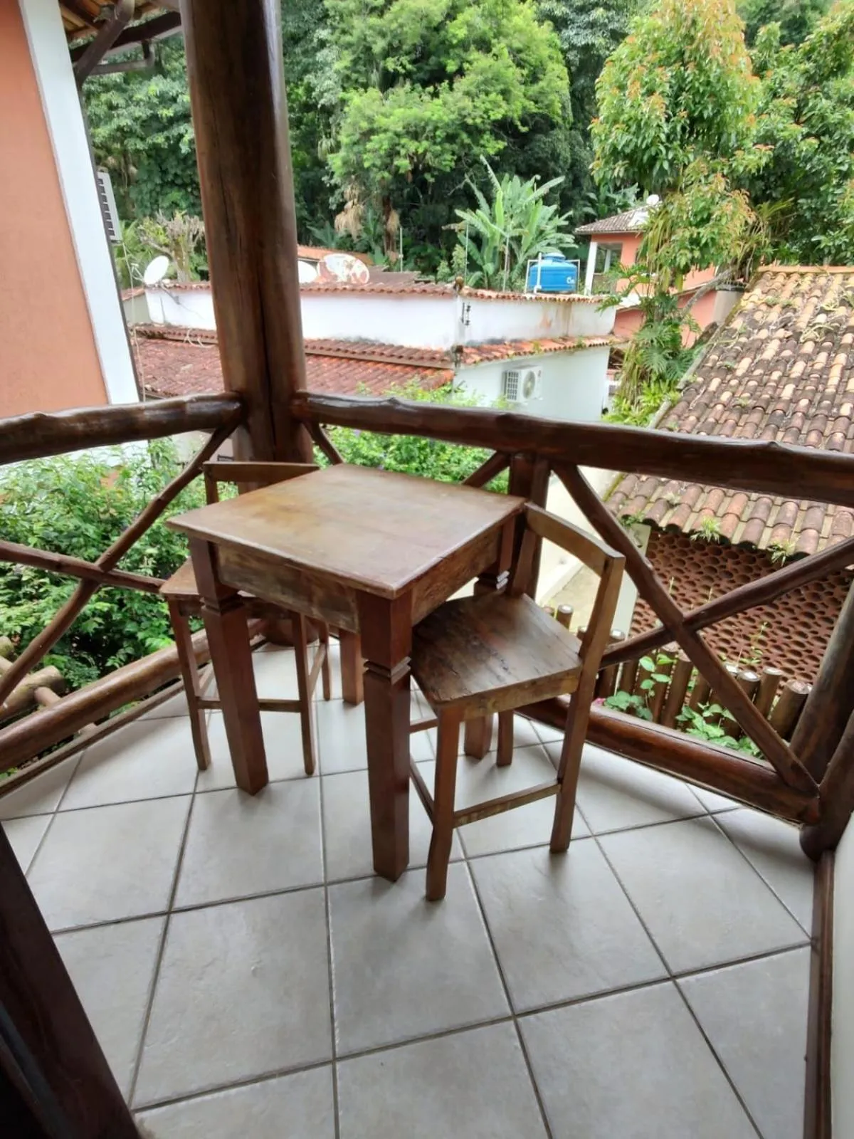 Balcony/Terrace in Pousada Caiçara