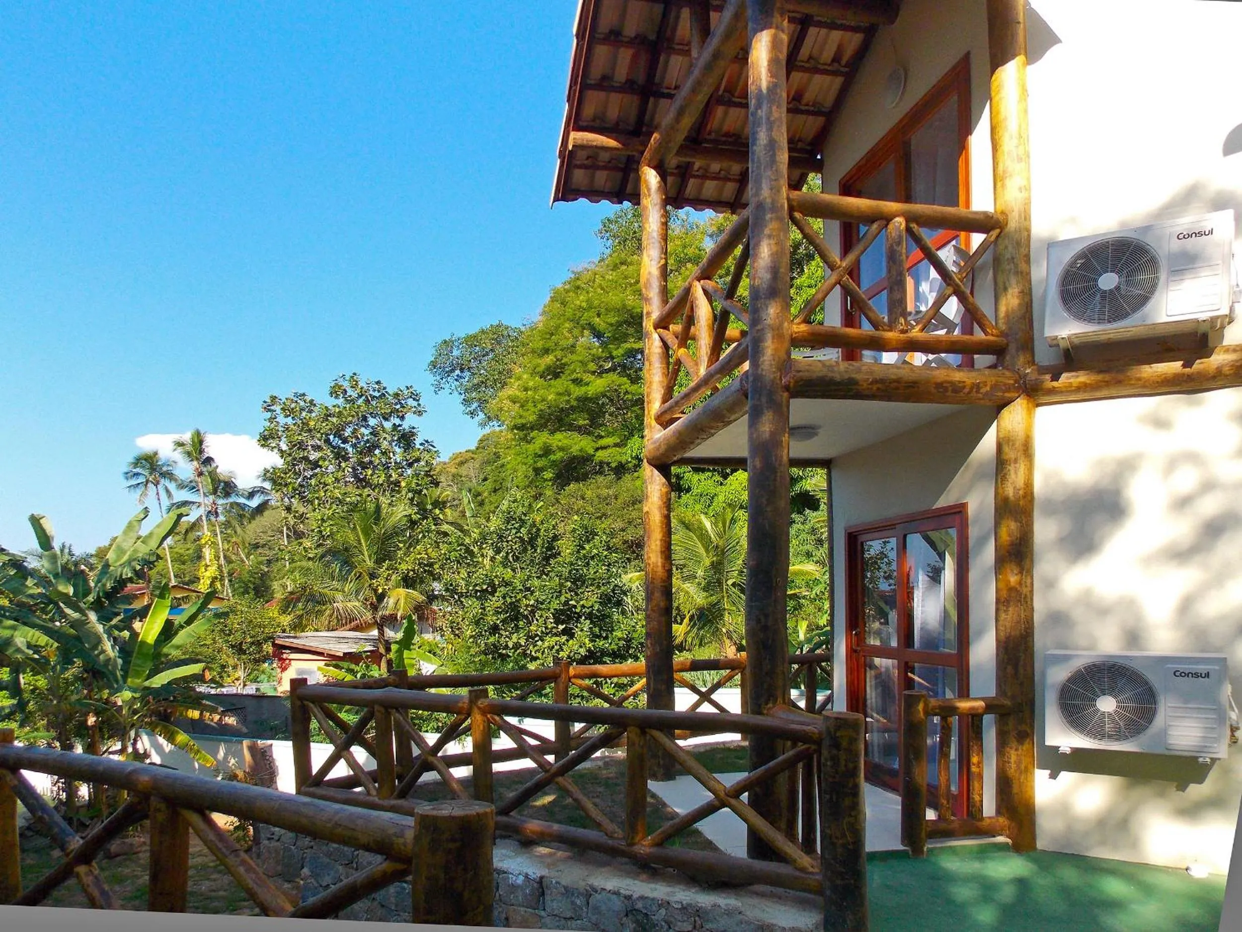 Garden view in Pousada Caiçara