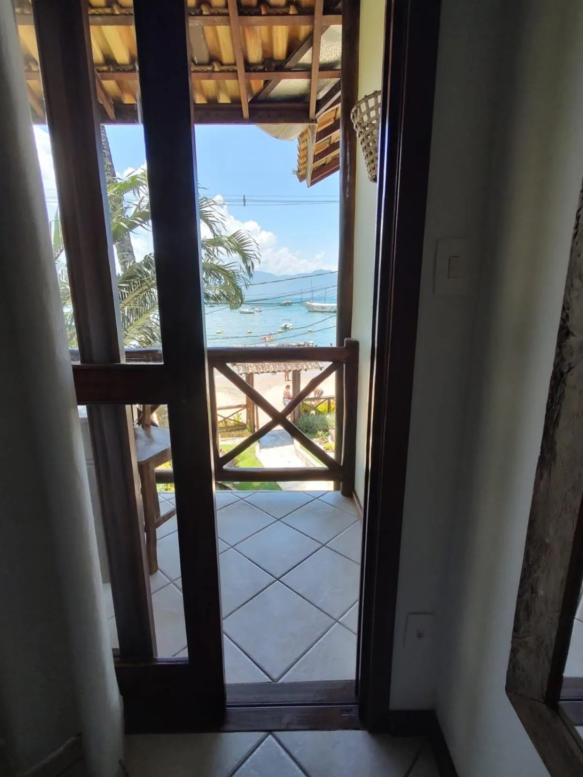 Sea view in Pousada Caiçara