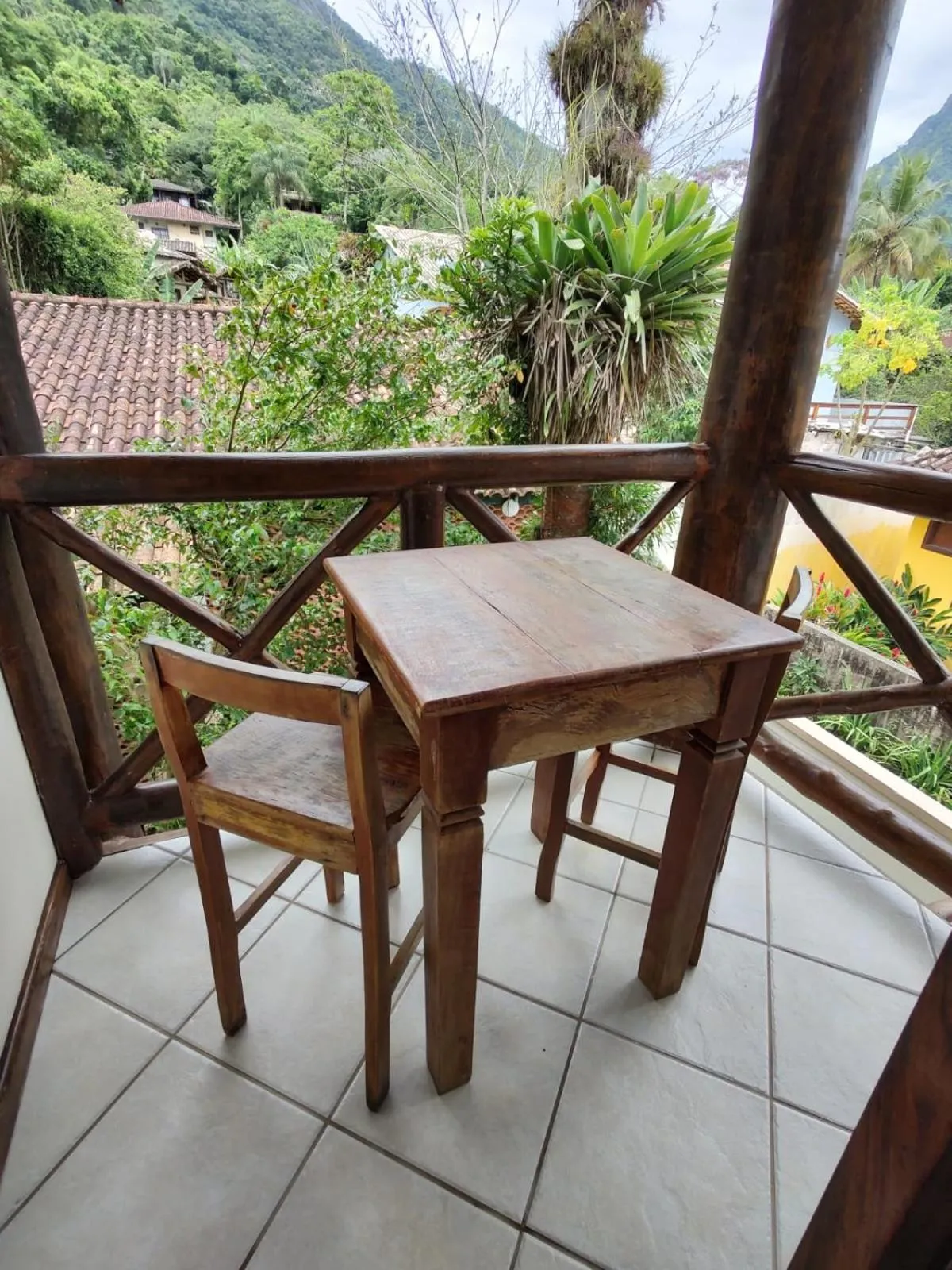 Balcony/Terrace in Pousada Caiçara