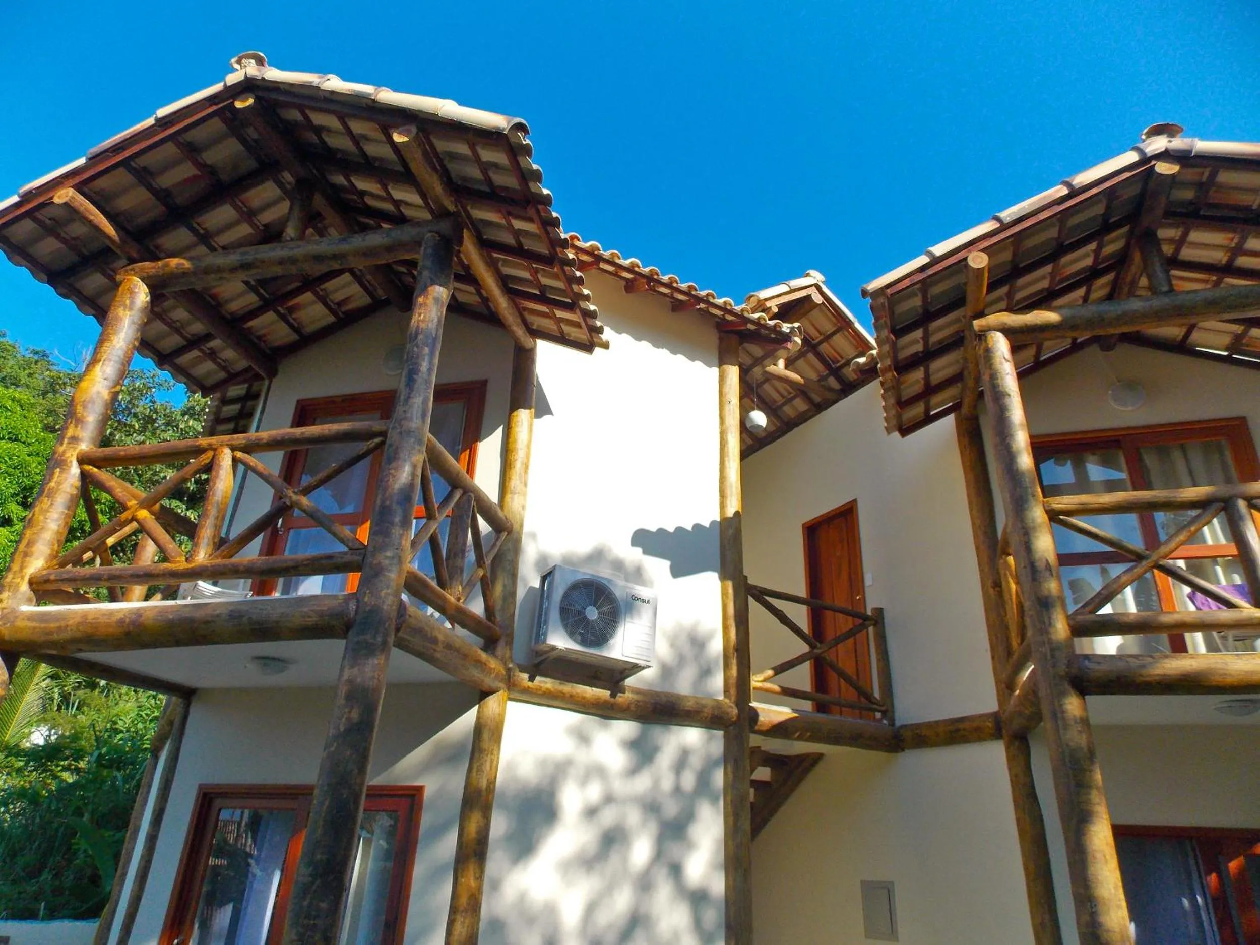 Balcony/Terrace in Pousada Caiçara