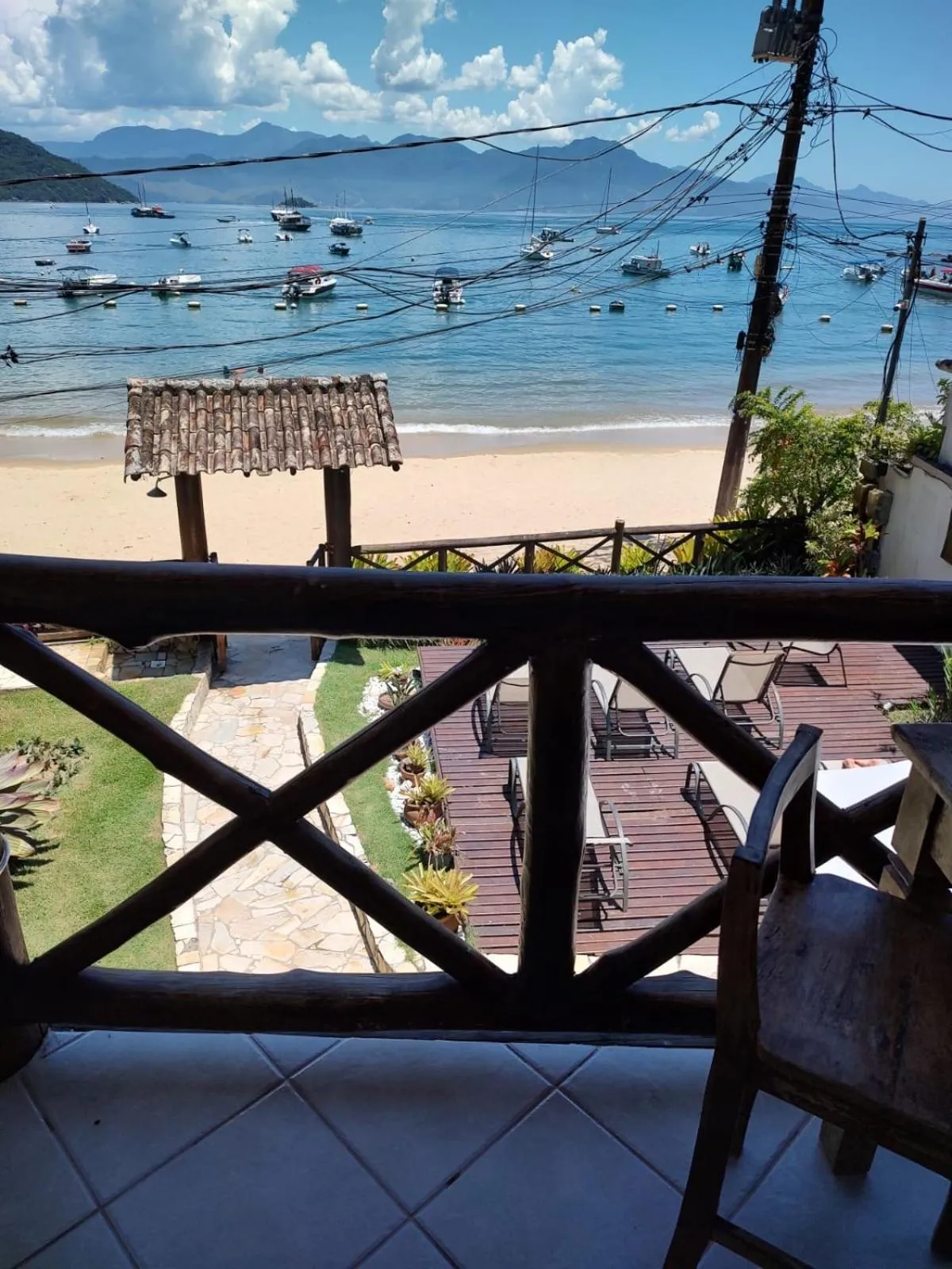Sea view in Pousada Caiçara
