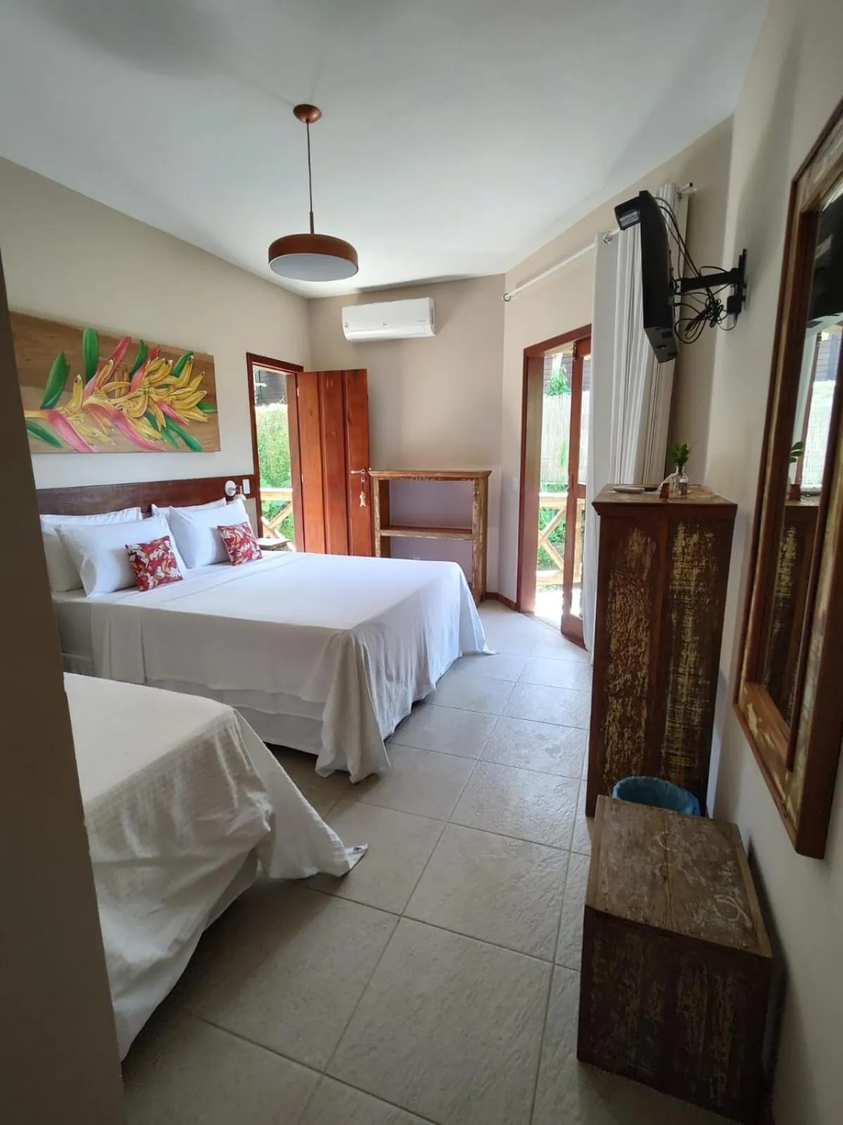 Photo of the whole room, Bed in Pousada Caiçara