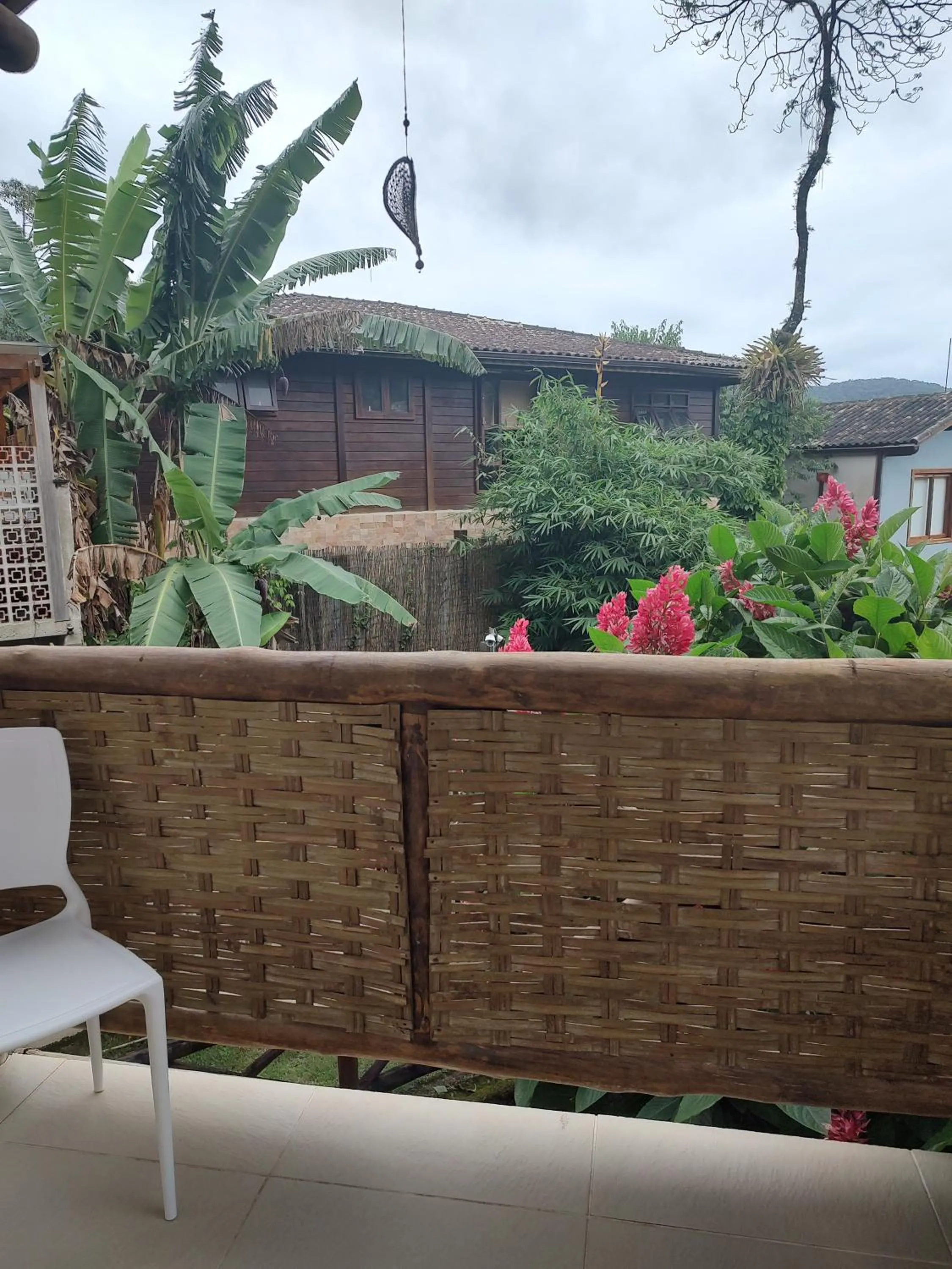 Balcony/Terrace in Pousada Caiçara