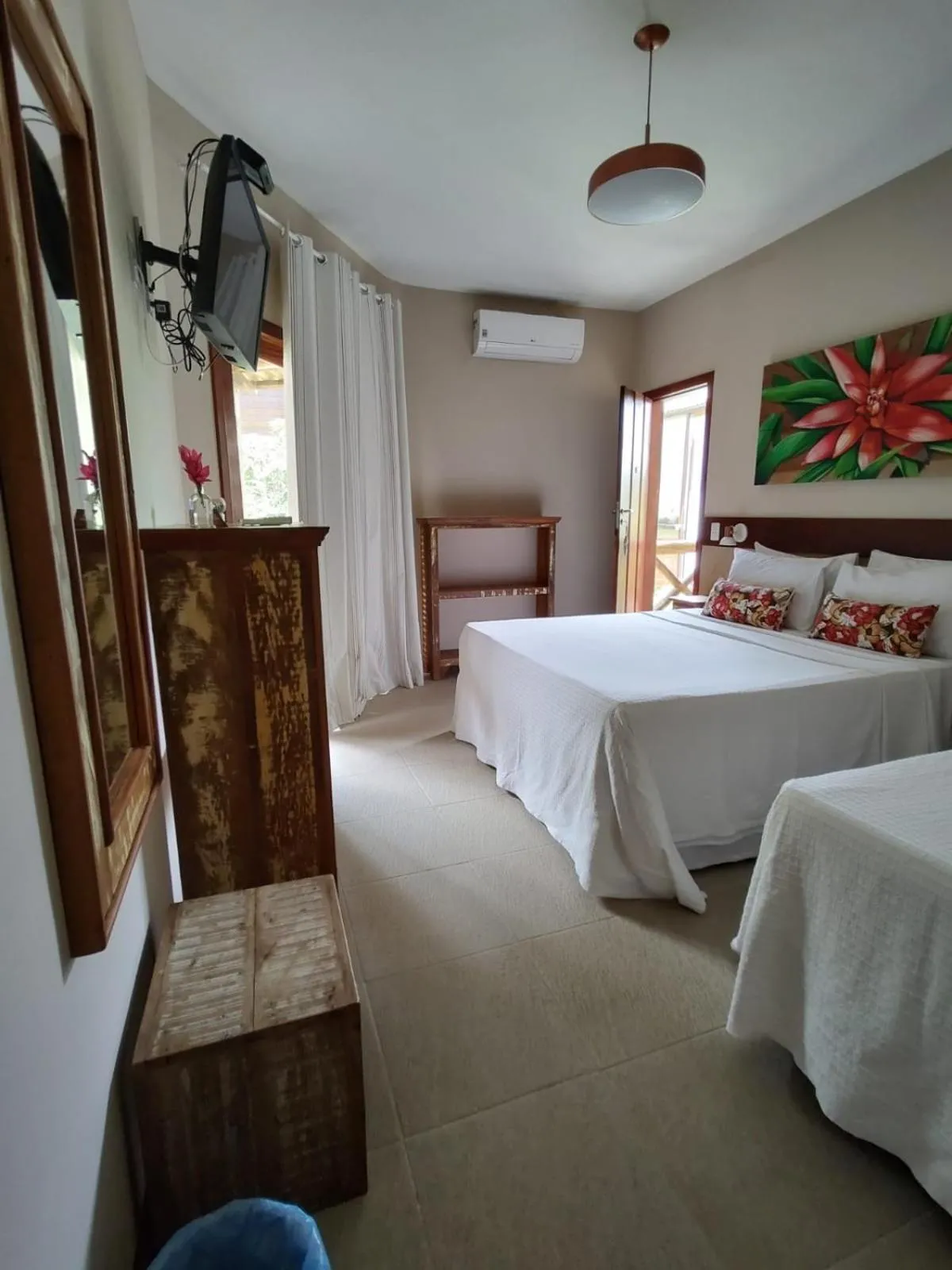 Photo of the whole room, Bed in Pousada Caiçara