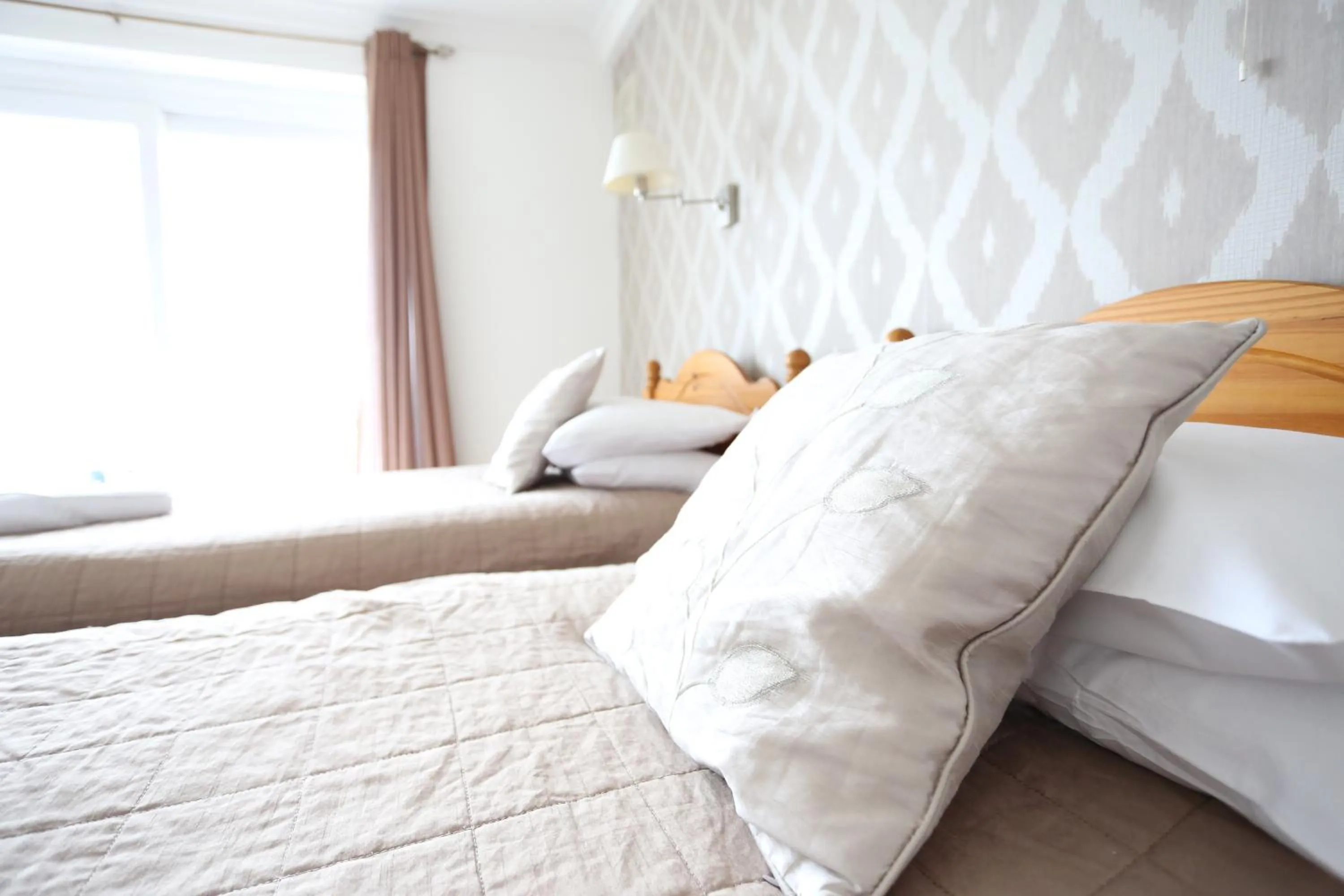 Decorative detail, Bed in Nethway Hotel