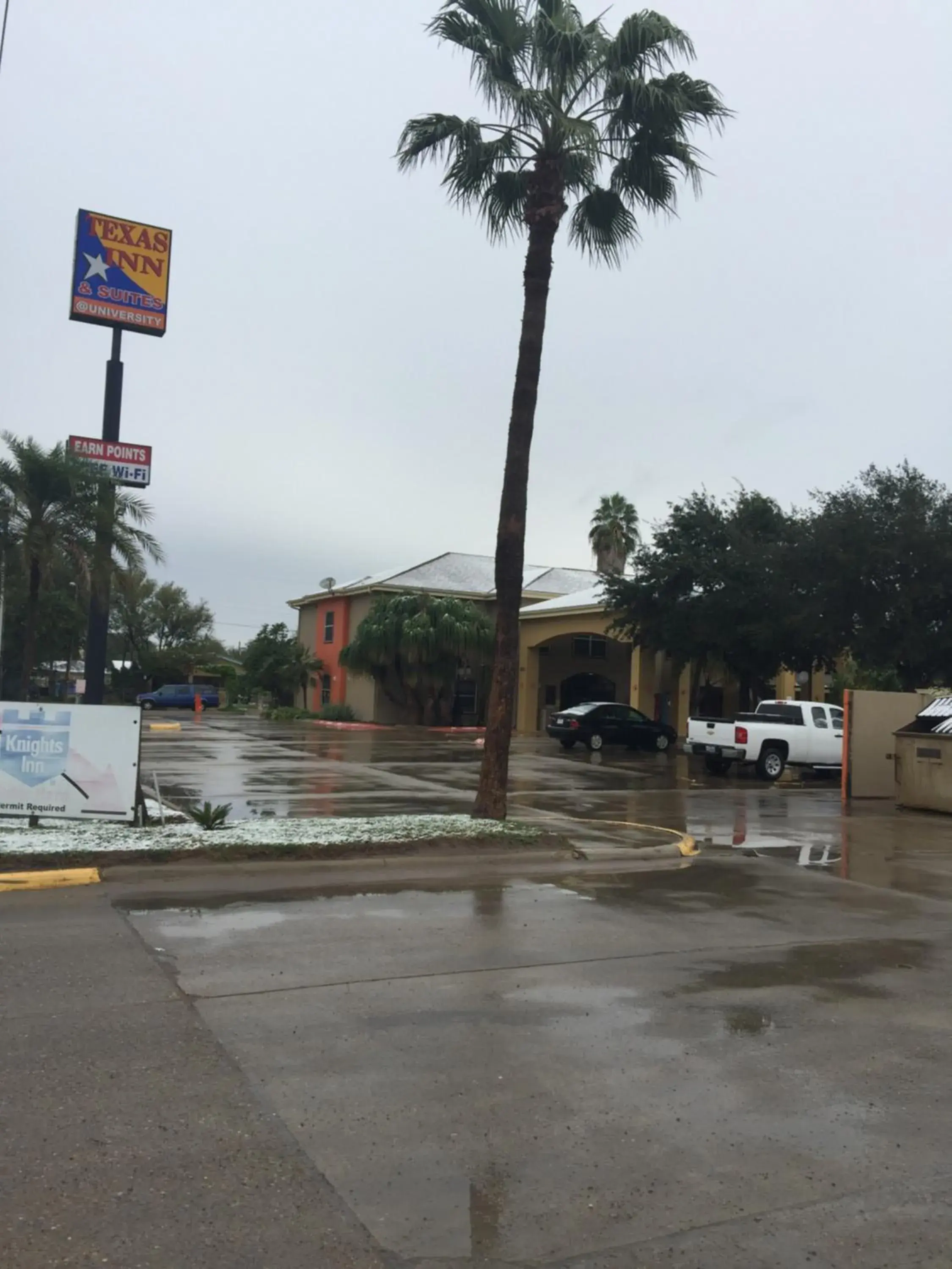 Parking in Texas Inn and Suites City Center at University Dr.