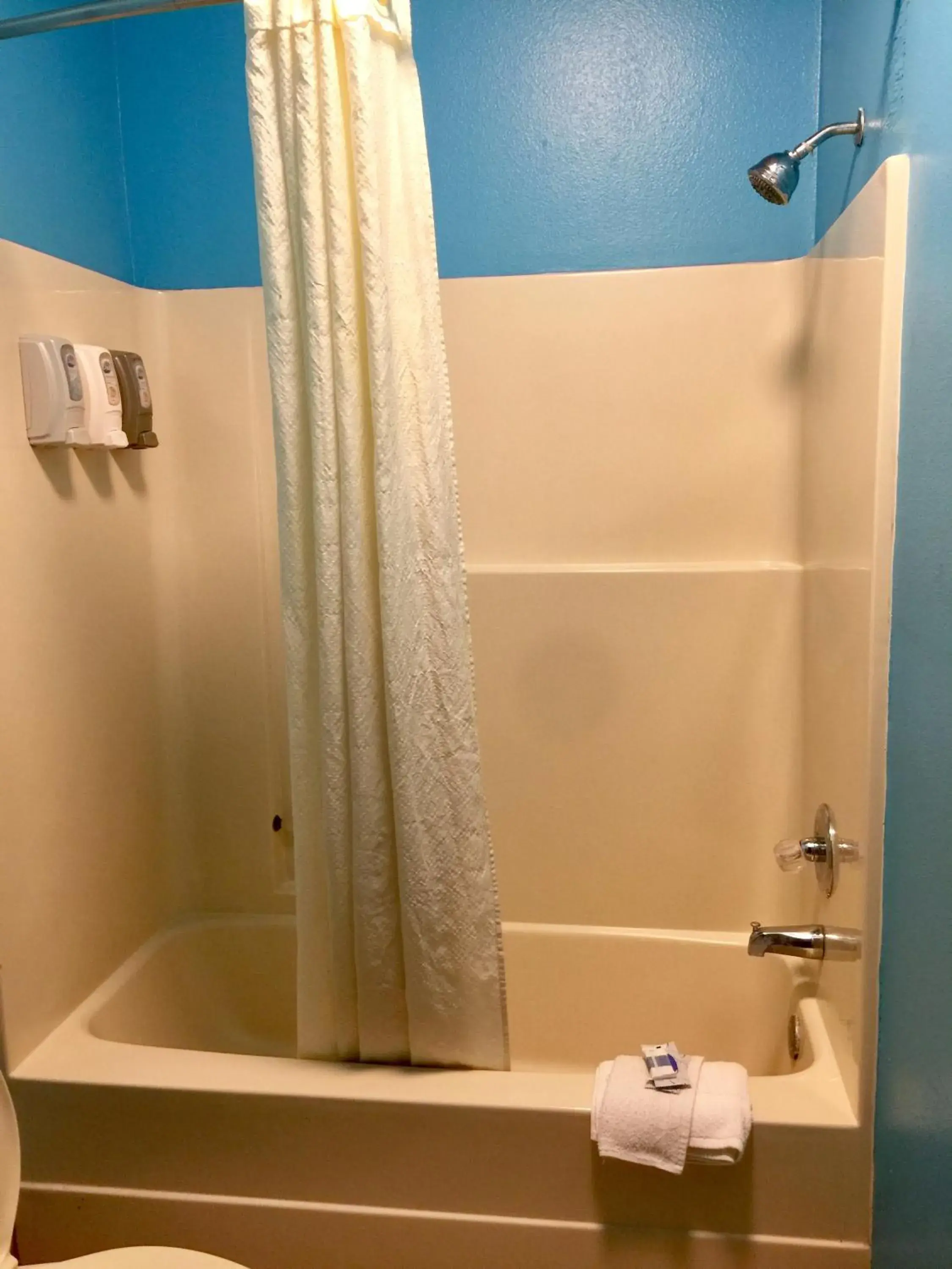 Shower, Bathroom in Texas Inn and Suites City Center at University Dr.