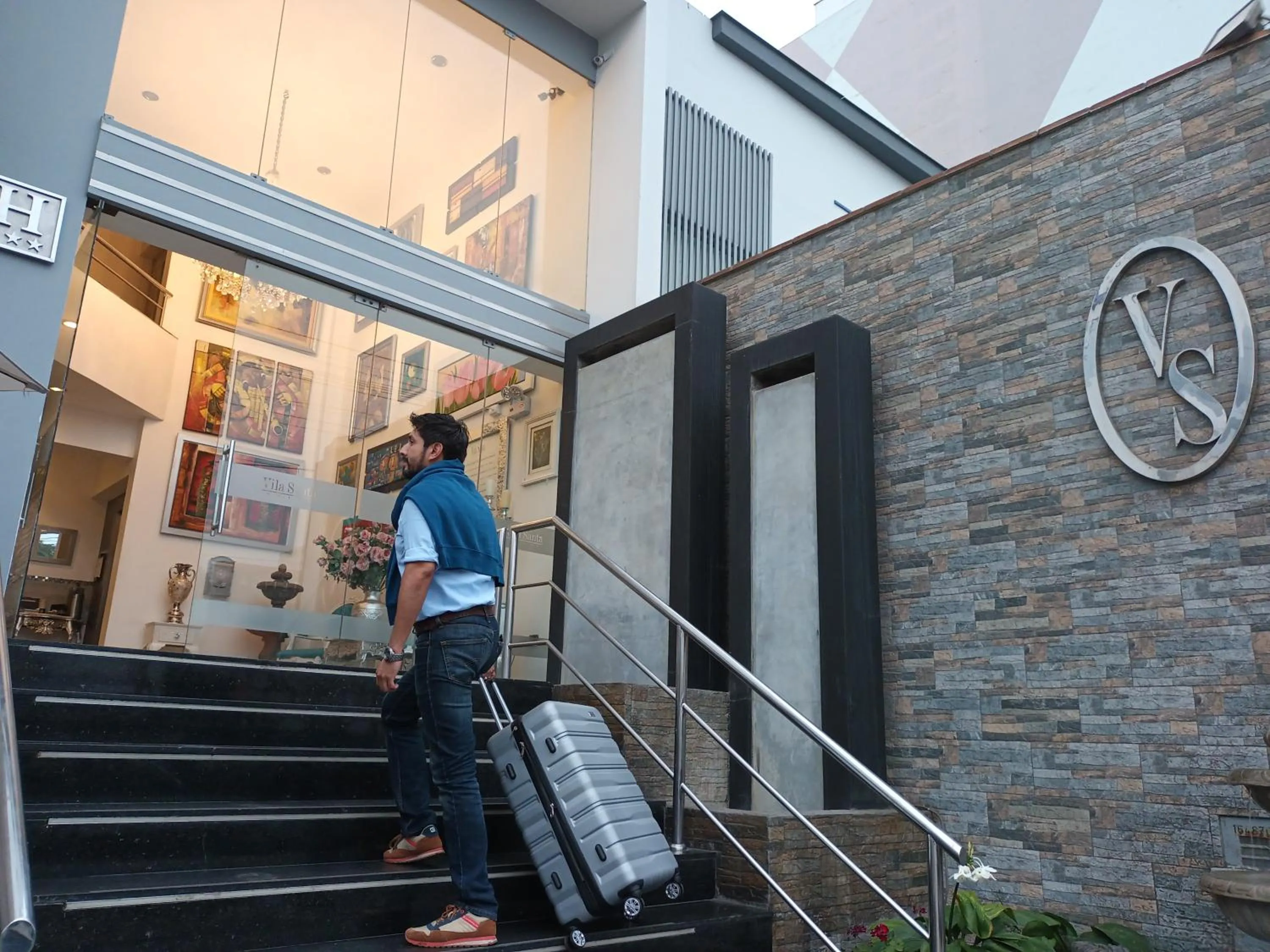 Facade/entrance in Hotel Vila Santa