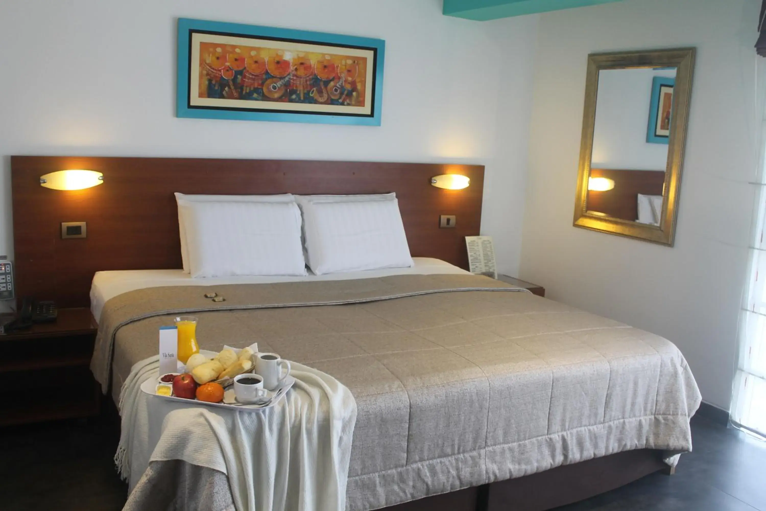 Bed in Hotel Vila Santa Bed in Hotel Vila Santa