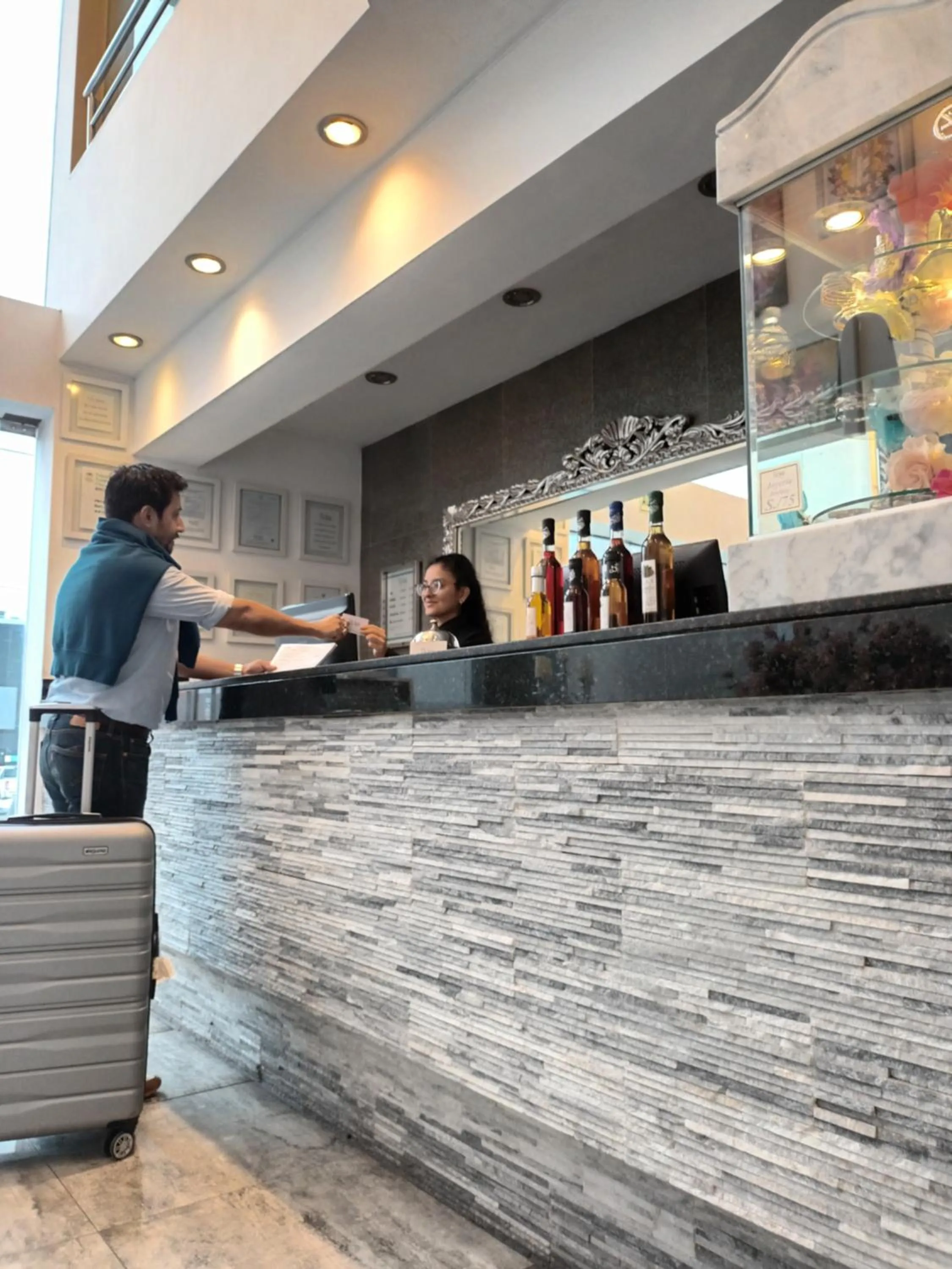 Lobby or reception in Hotel Vila Santa